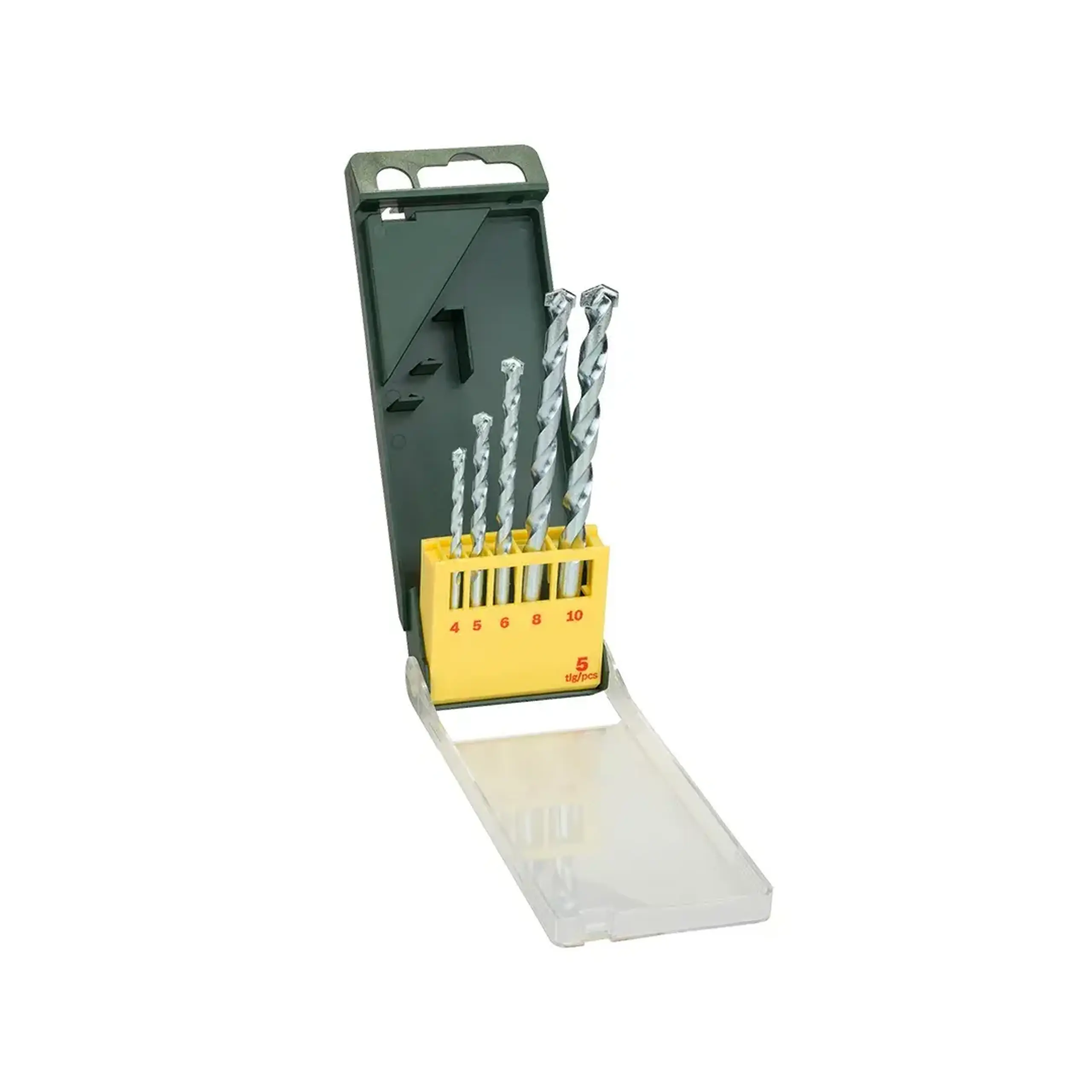 Set burghie 5 buc. pentru beton 4 - 10 mm Cilindric Bosch