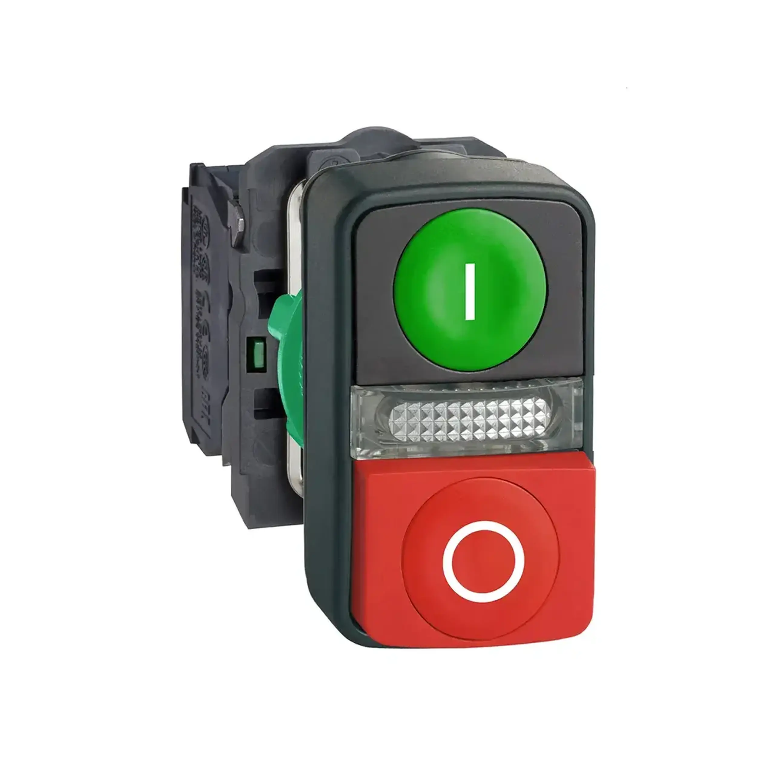 Buton Schneider-Electric XB5AW73731M5 230-240 V 3 A IP66 roșu/Verde