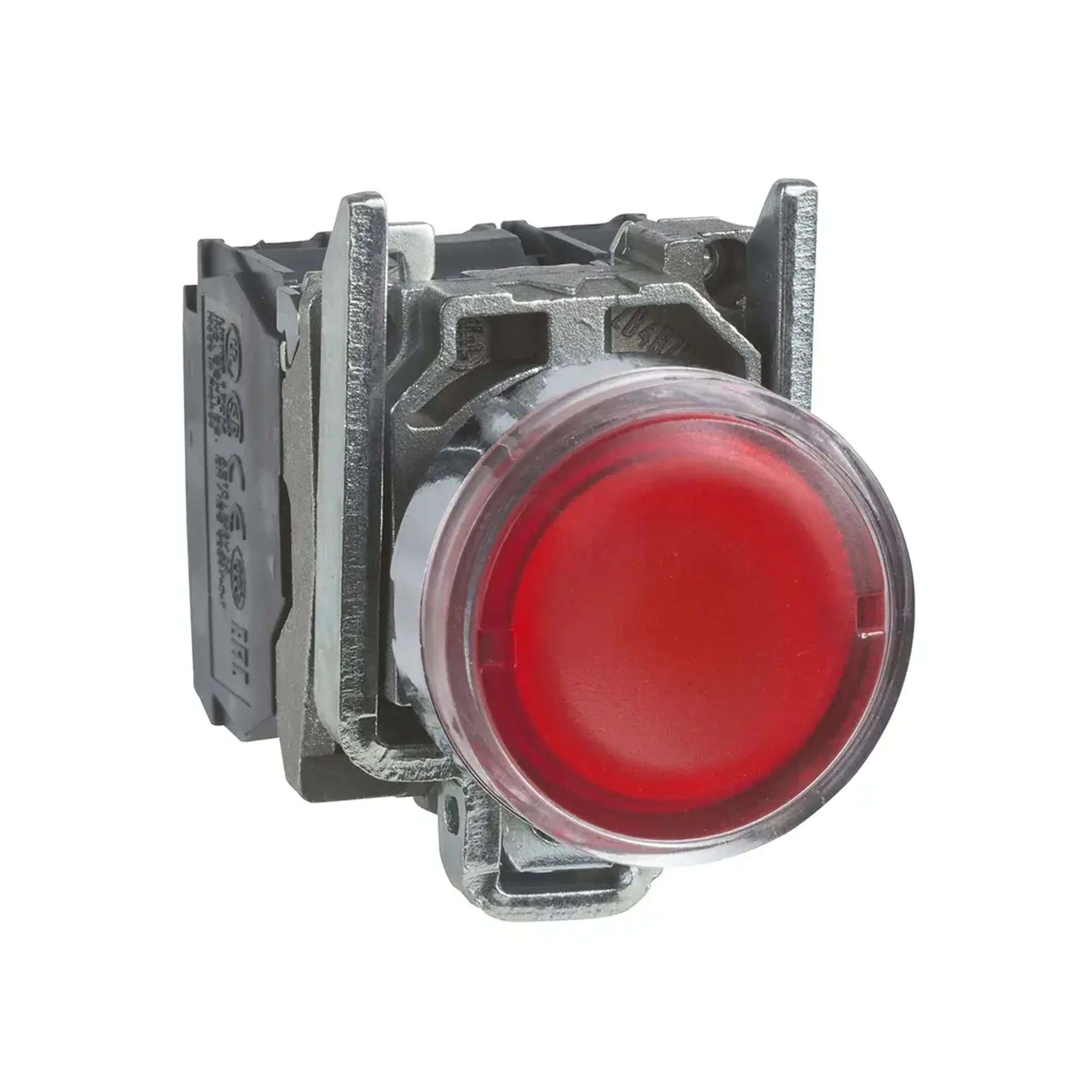 Buton Schneider-Electric XB4BW34B5 1P 24 V 3 A IP66 roșu