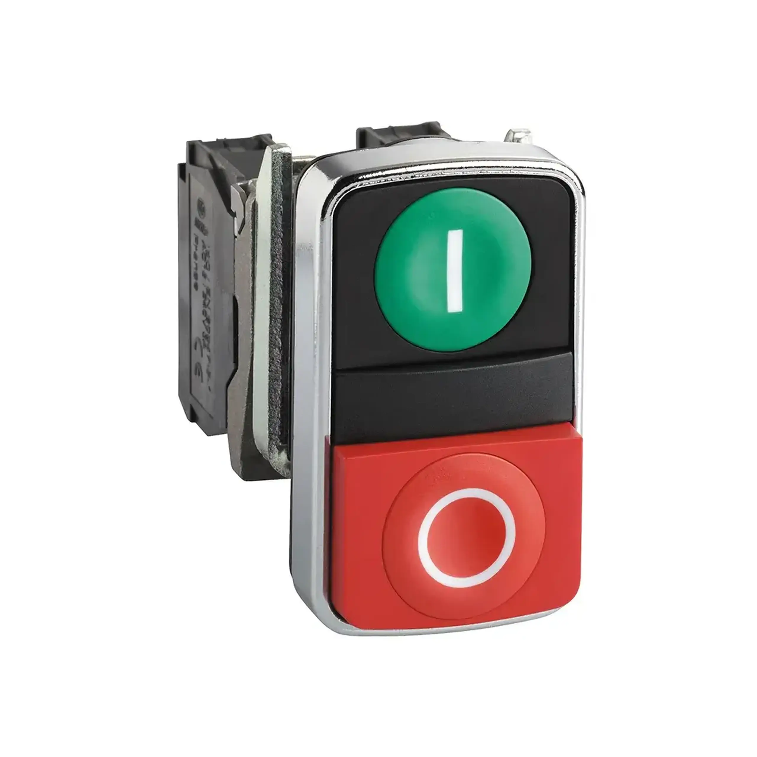 Buton Schneider-Electric XB4BL73415 2P 600 V 10 A IP66 roșu/Verde