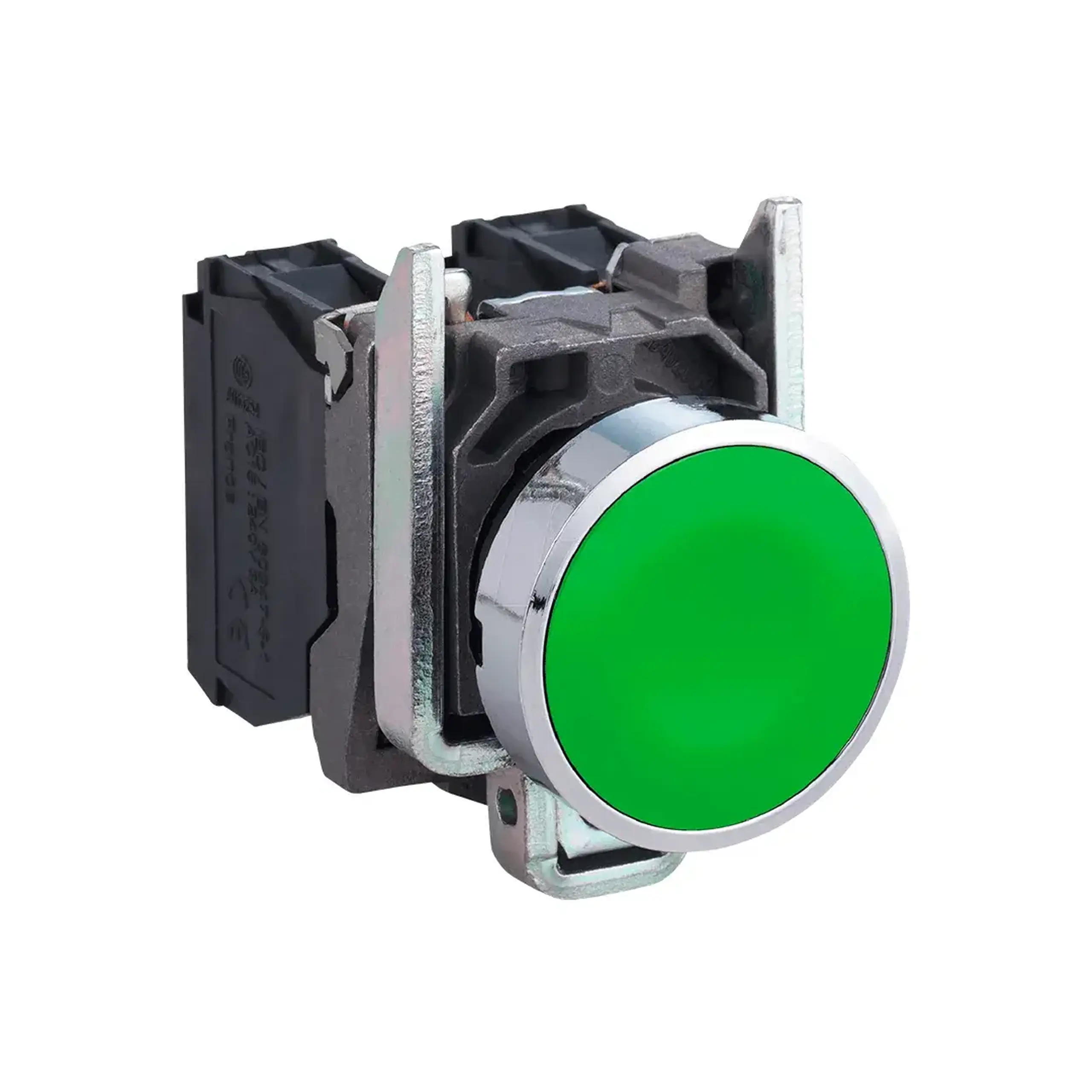 Buton Schneider-Electric XB4BA31 1P 220 V 6 A IP66 verde