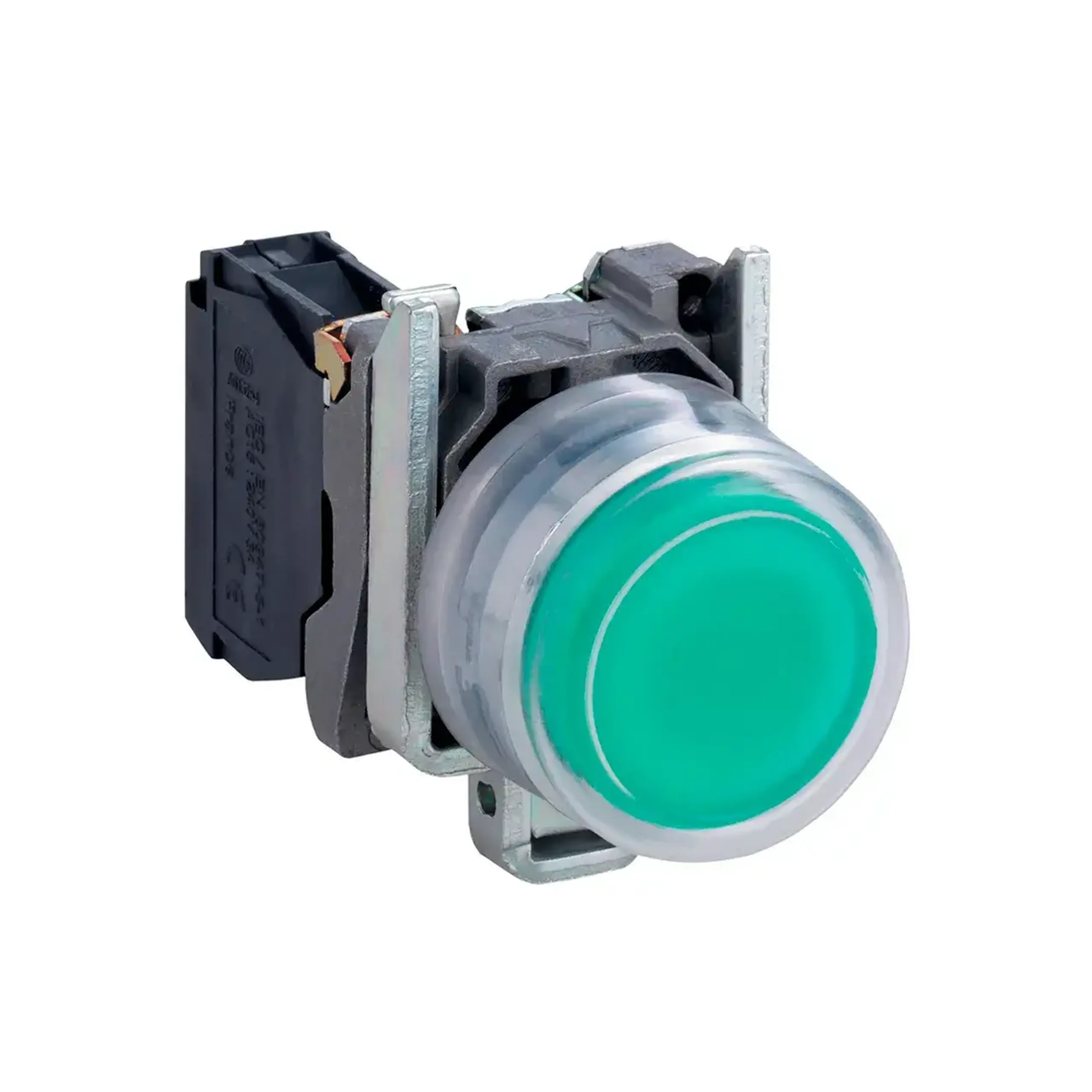 Buton Schneider-Electric XB4BP31 1P 220 V 3 A IP66 verde