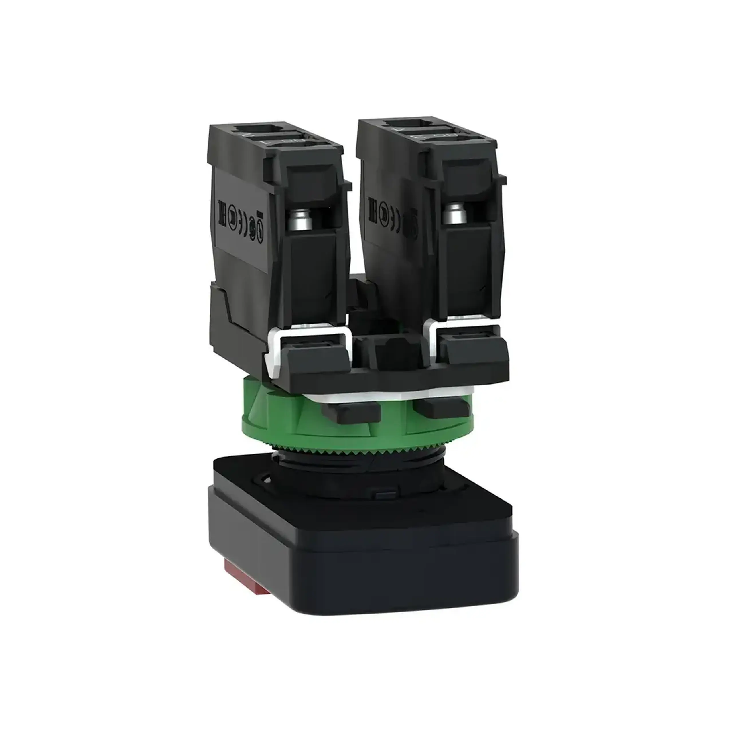 Buton Schneider-Electric XB5AW73731M5 230-240 V 3 A IP66 roșu/Verde