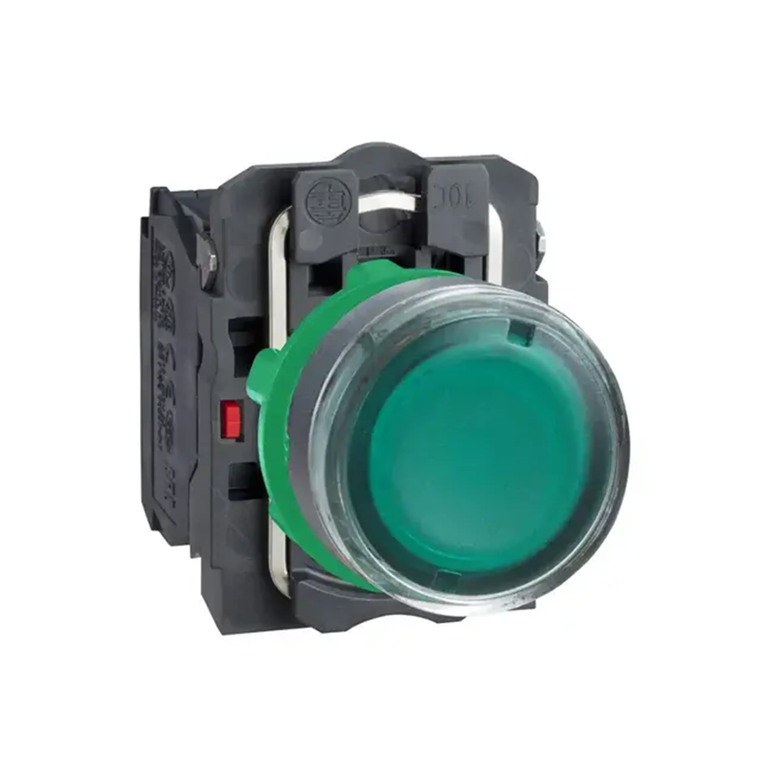 Buton cu iluminare Schneider-Electric XB5AW33M5 1P 230 - 240 V 6 A IP69 verde
