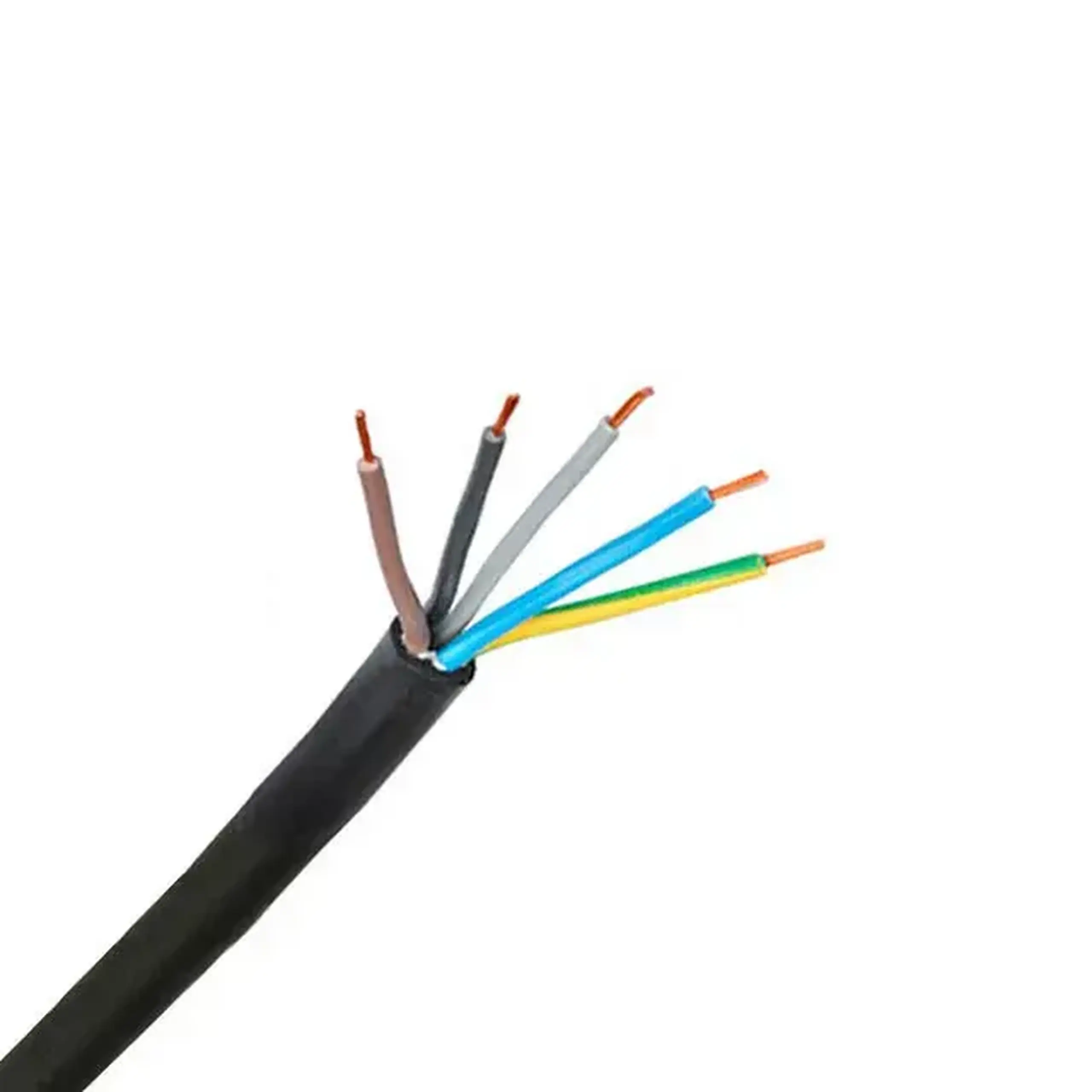 Cablu submersibil flexibil H07RN-F 4 * 10 mm² Negru - 5 * 10 mm²