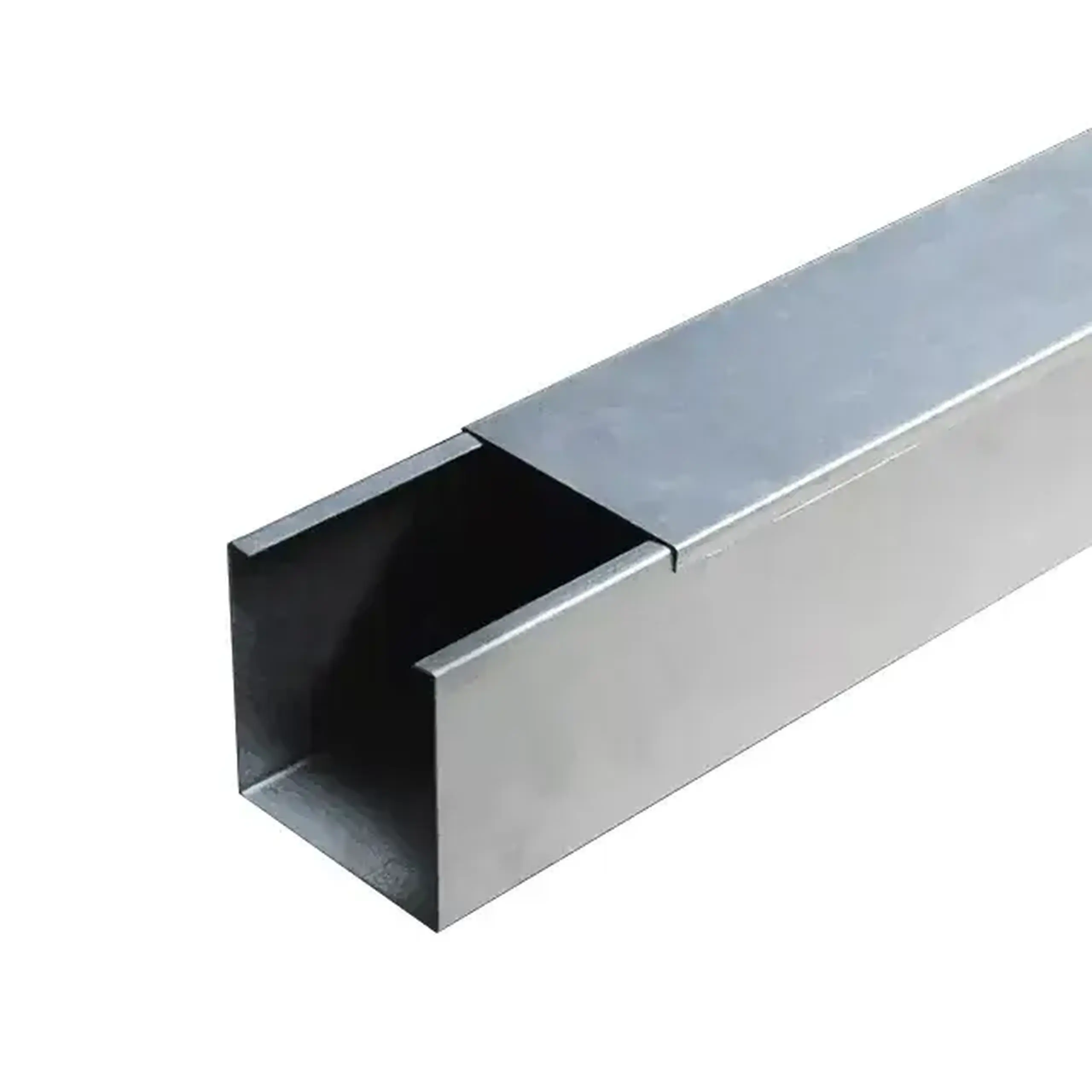 Canal cablu 80 x 80 x 2000 mm Oțel zincat - Dimensiuni (L x W x H x Ø) 100 x 50 x 2000 mm