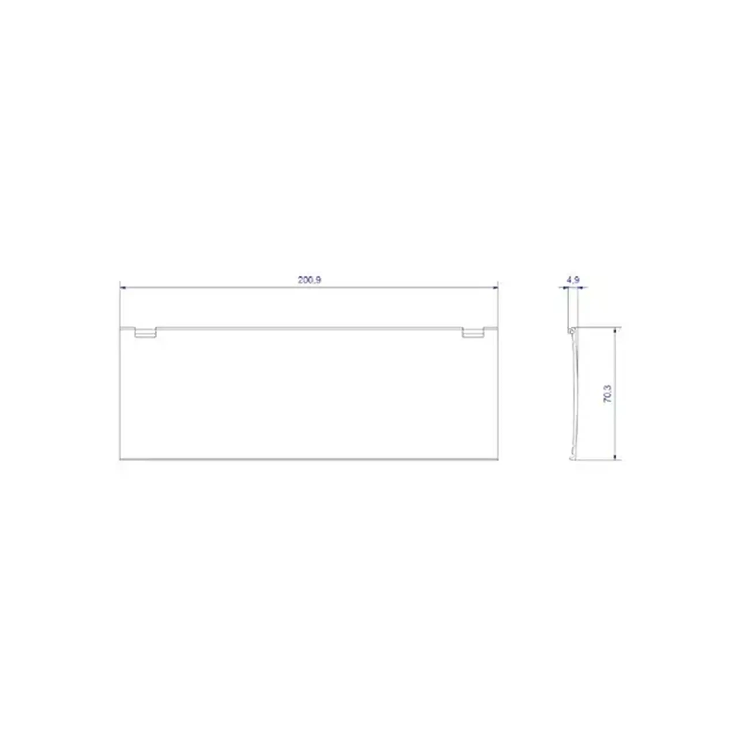 Capac KAPSA gri 3 module BACHMANN