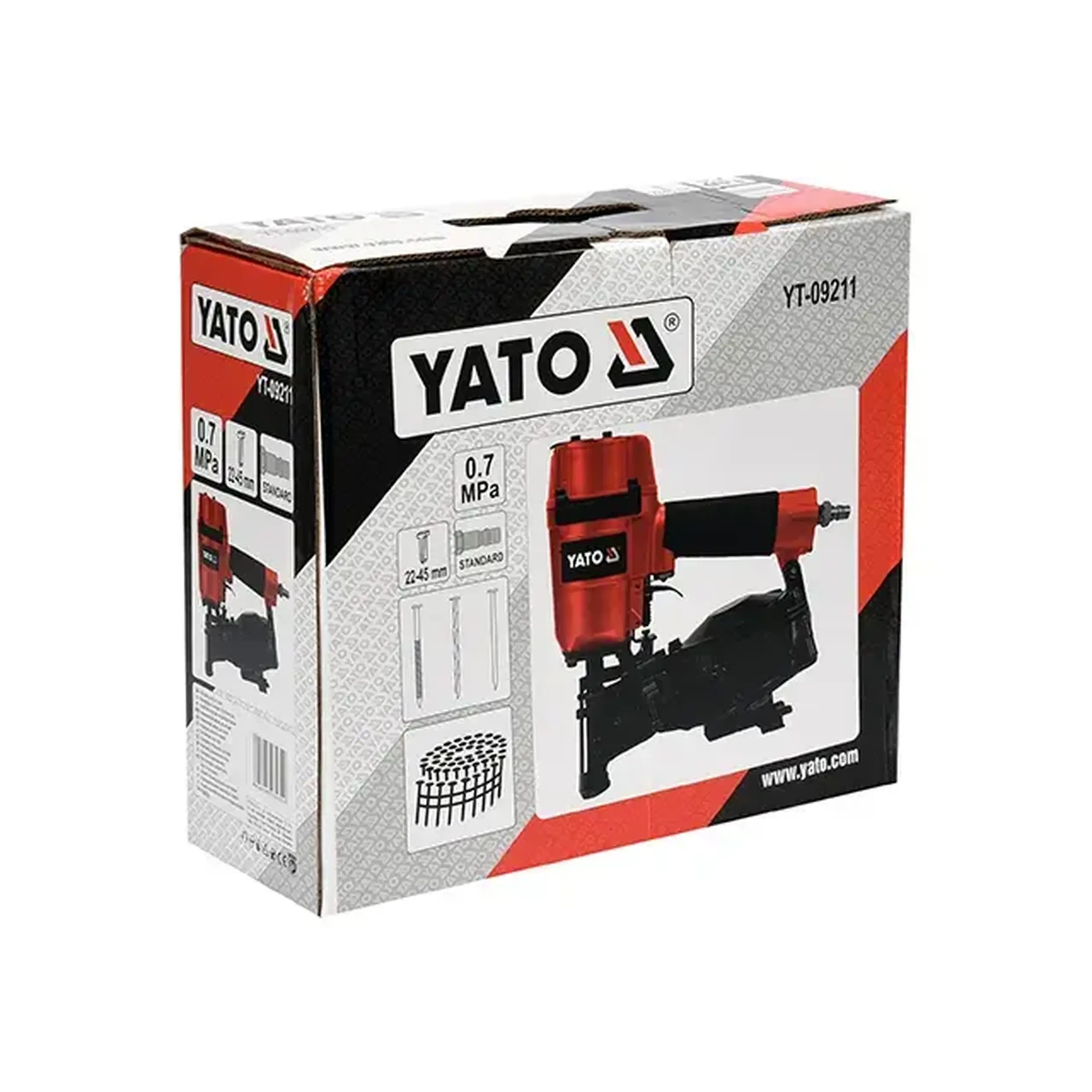 Pistol pneumatic pentru cuie YT09211 Yato