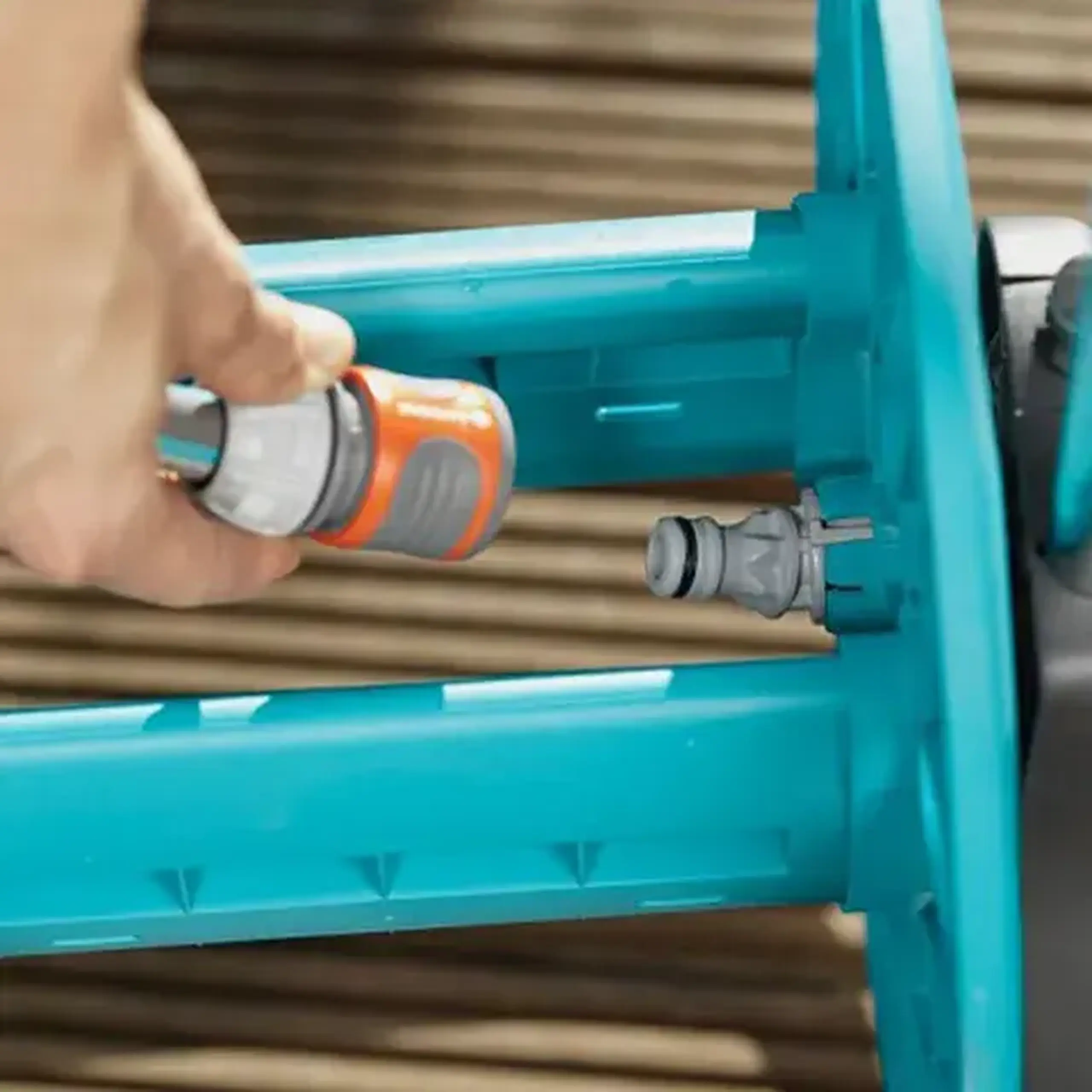 Cărucior pentru furtun metal/Plastic Gardena
