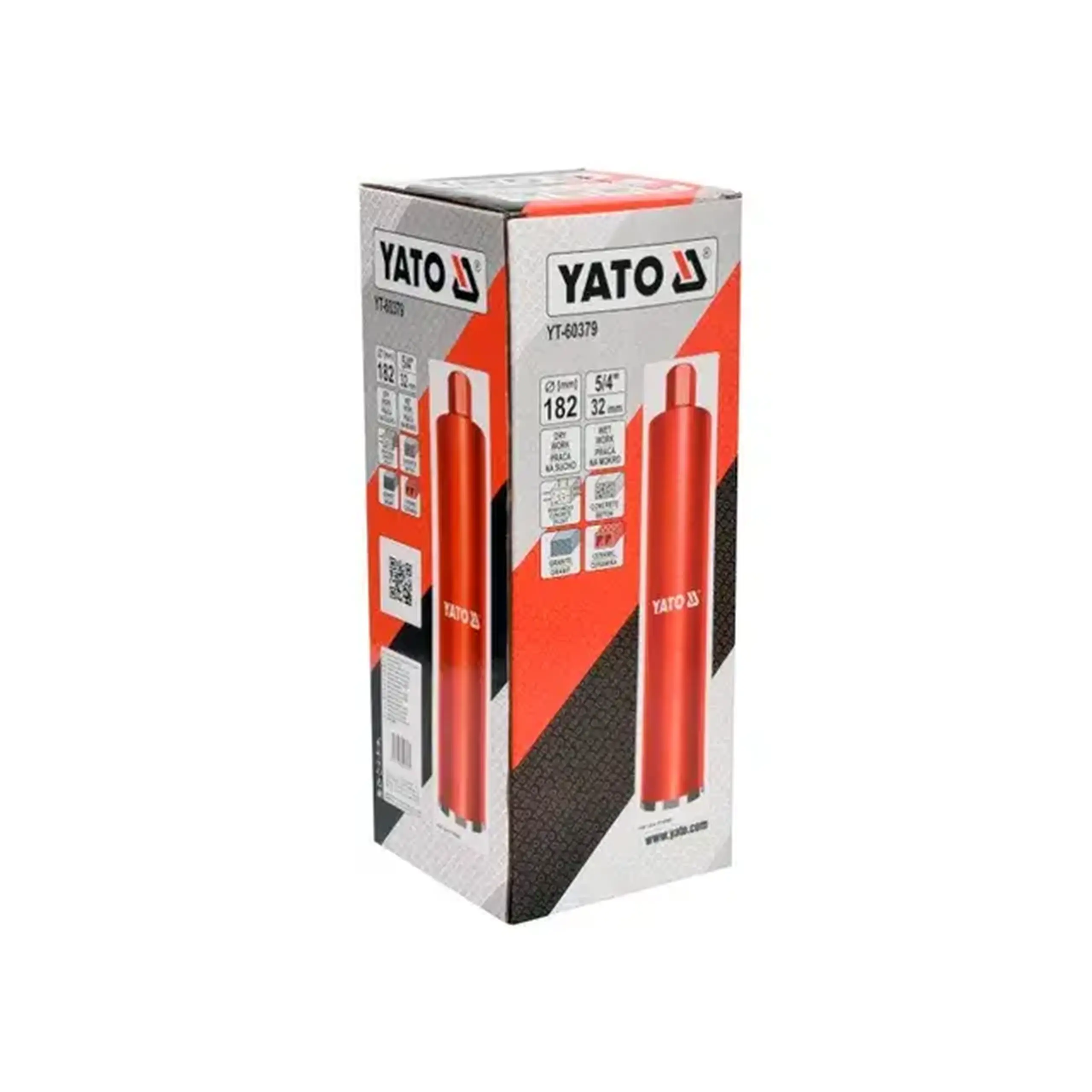 Carotă diamantată pentru beton 182 mm hexagonal Yato