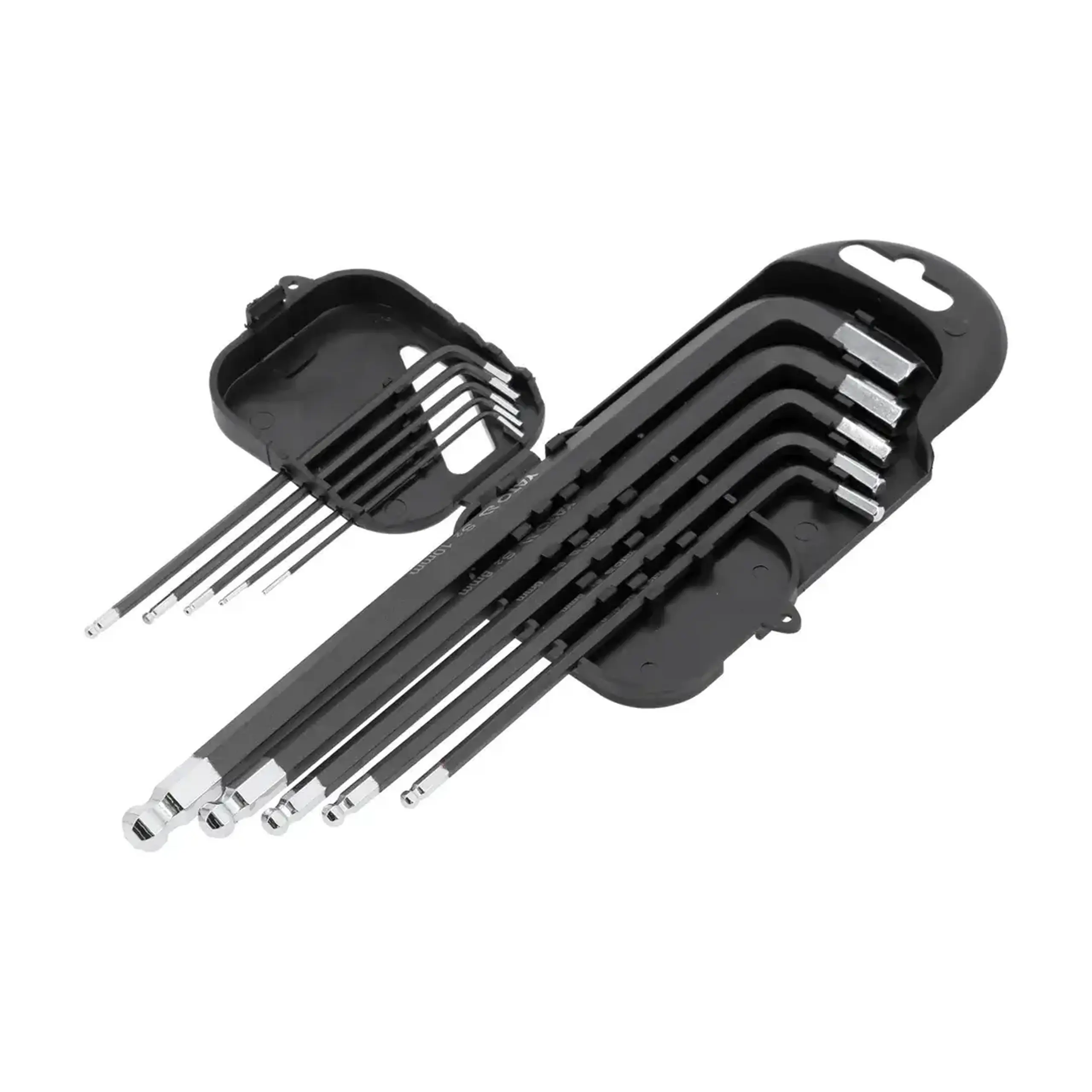 Set chei hexagonale cu cap sferic 1.27 - 10 mm 10 un. Toya