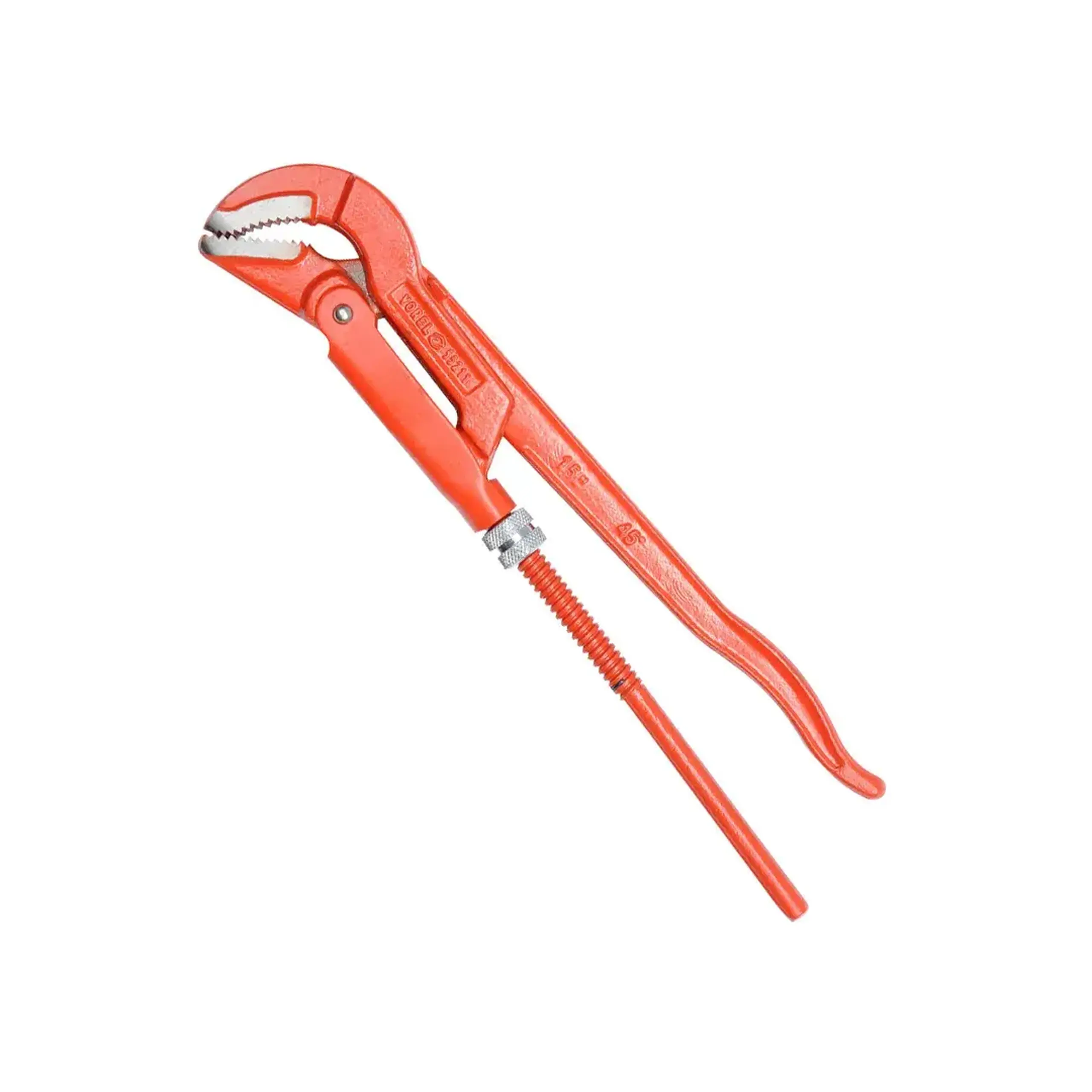 Cheie reglabilă pentru țevi DIN5234 1.5" (38 mm) 425 mm Vorel - Tip 45°