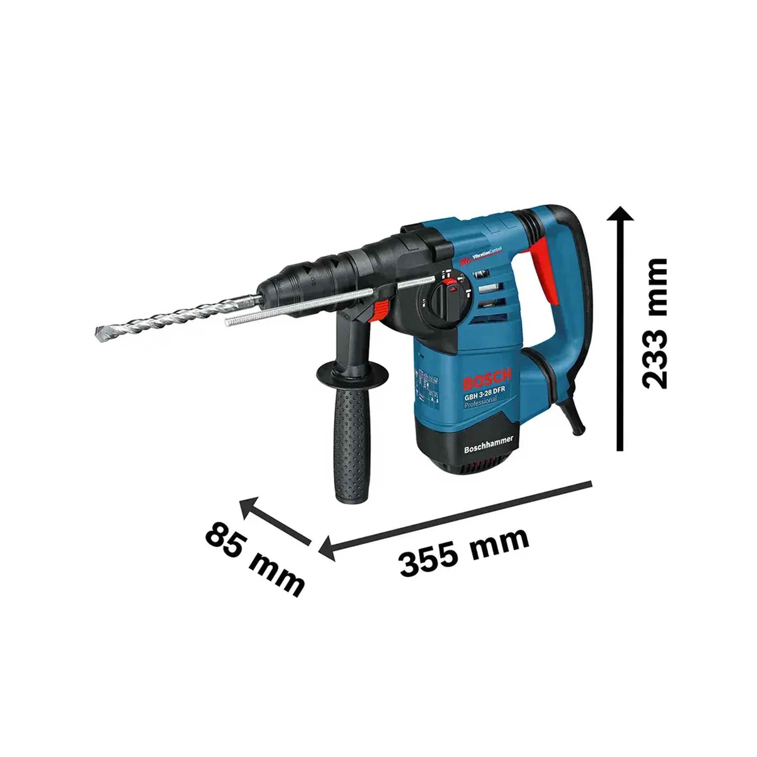 Ciocan rotopercutor SDS Plus GBH 3-28 DFR 800 W 220 - 240 V 3.1 J 0 - 4000 percuții/min Bosch
