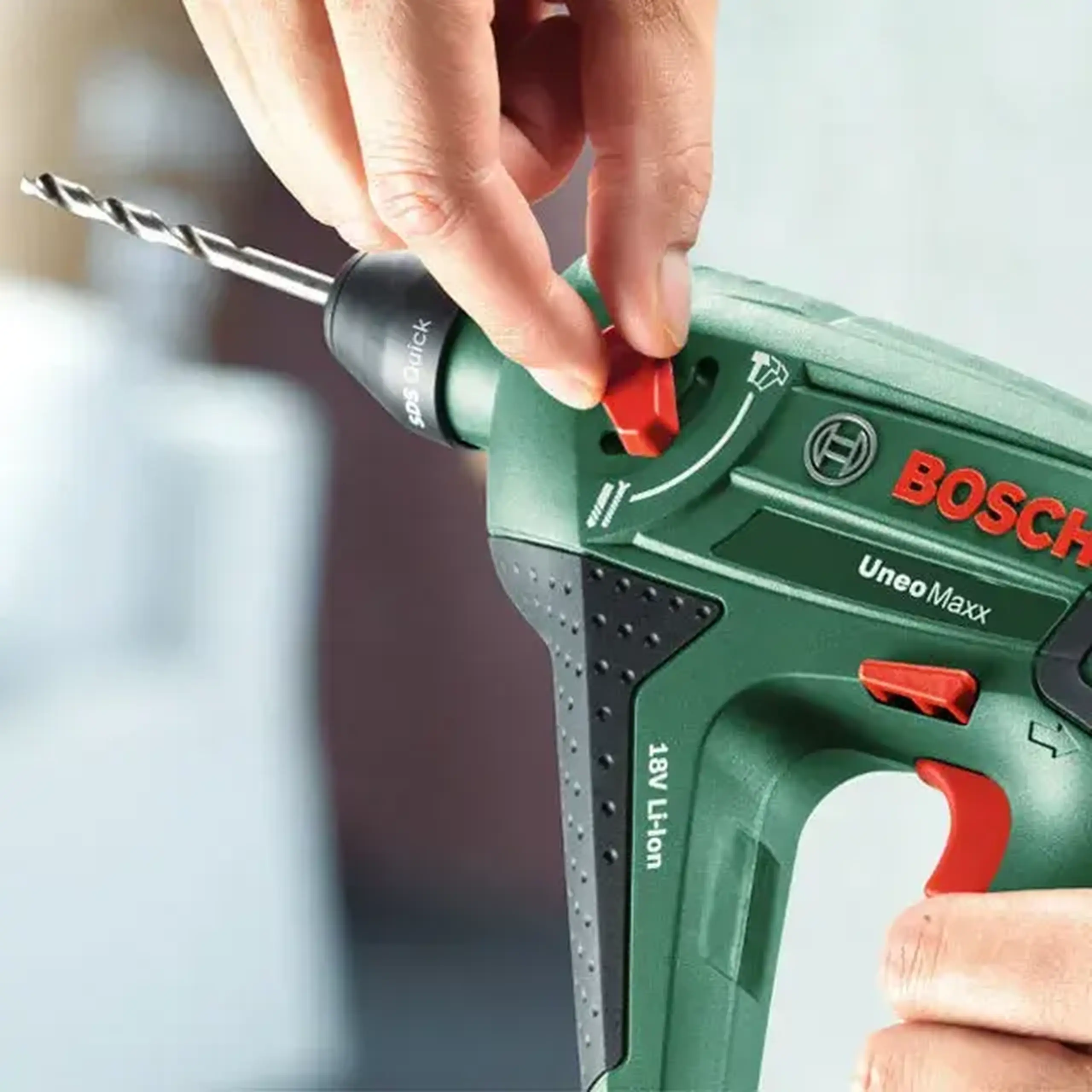 Ciocan rotopercutor SDS Quick Uneo Maxx (V) 18 V 0.6 J 0 - 5000 percuții/min Bosch - Greutatea 1.3 kg