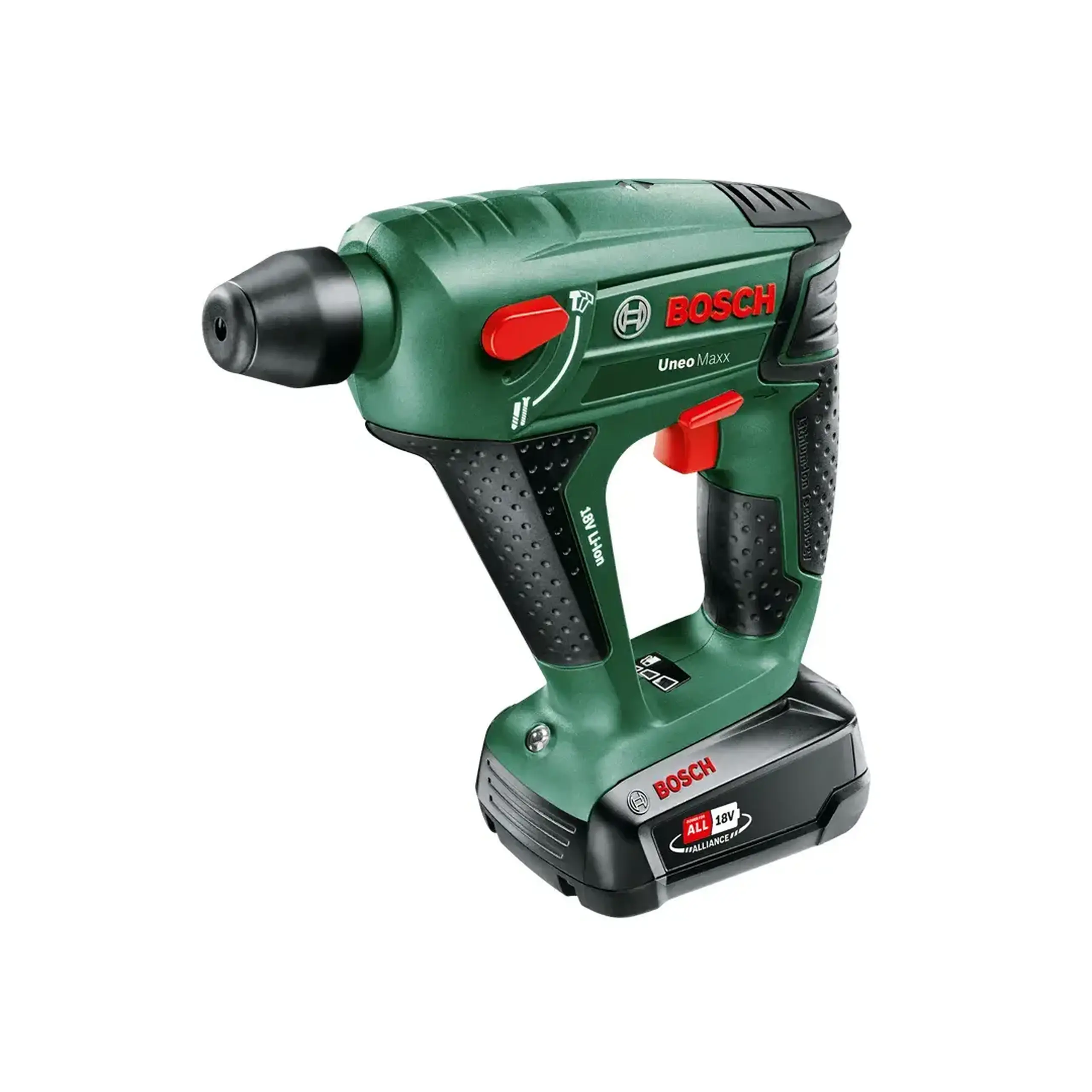 Ciocan rotopercutor SDS Quick Uneo Maxx (V) 18 V 0.6 J 0 - 5000 percuții/min Bosch - Greutatea 1.4 kg