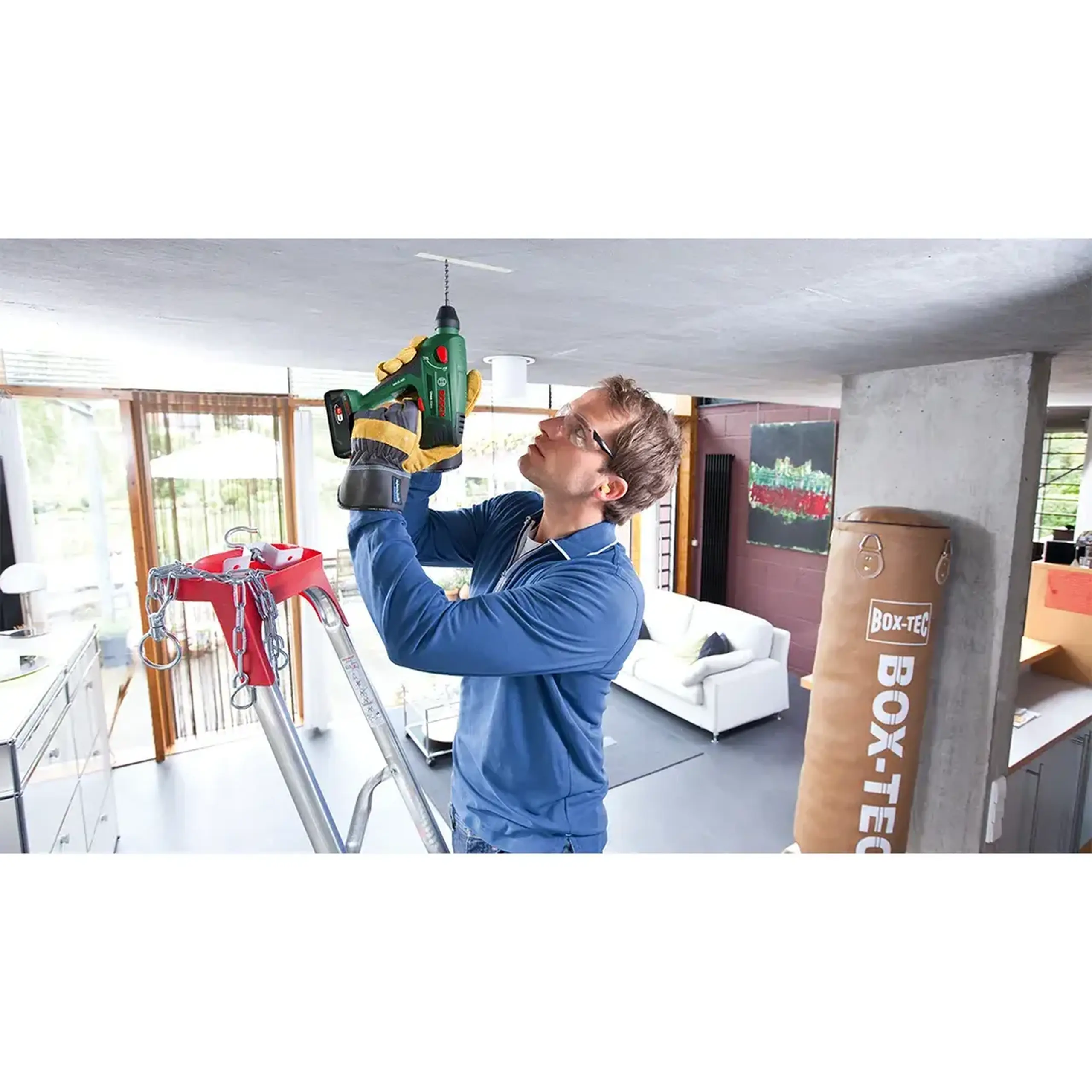 Ciocan rotopercutor SDS Quick Uneo Maxx (V) 18 V 0.6 J 0 - 5000 percuții/min Bosch - Greutatea 1.4 kg