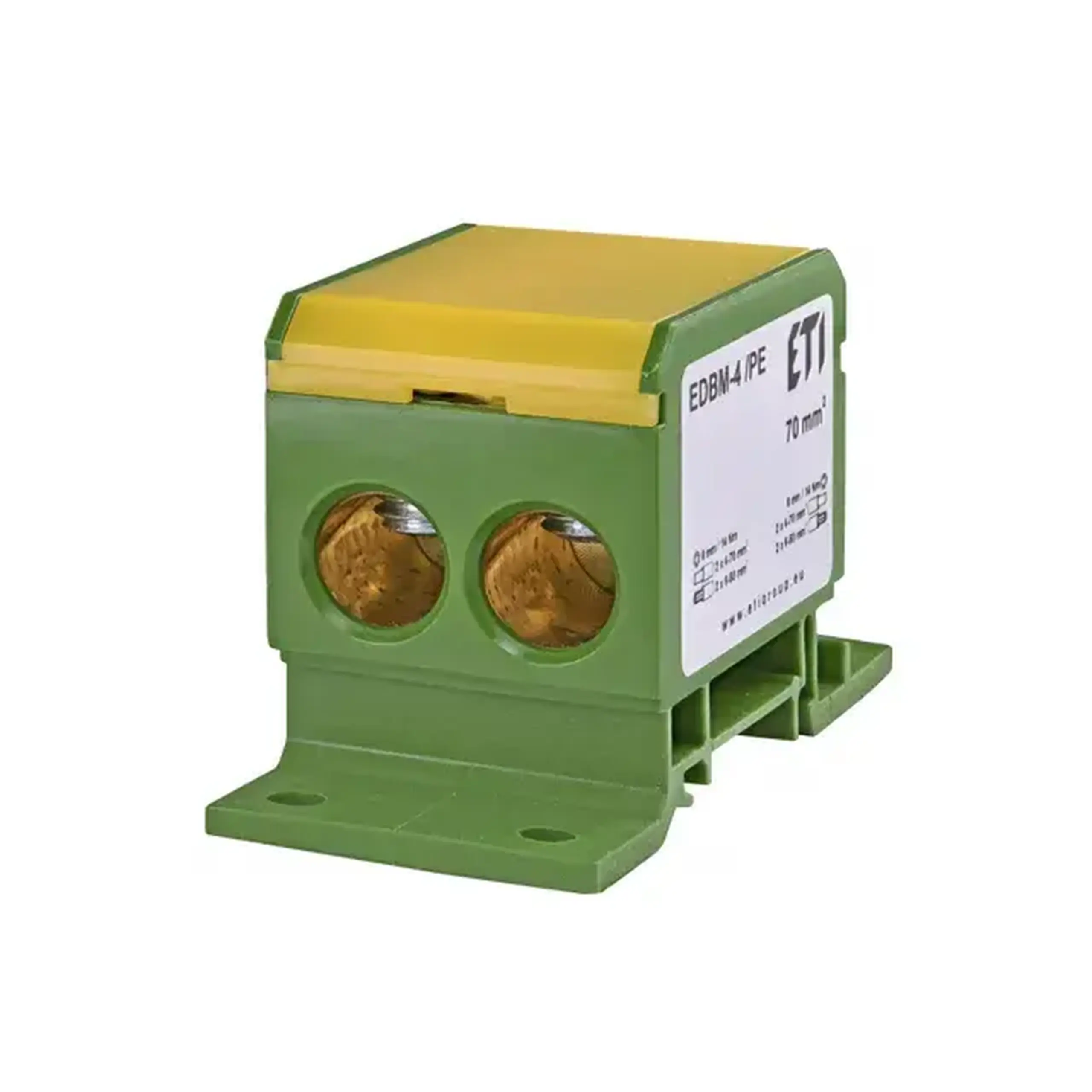 Clemă de conexiune ETI EDBM-4/PE 50 x 50 mm 690 V