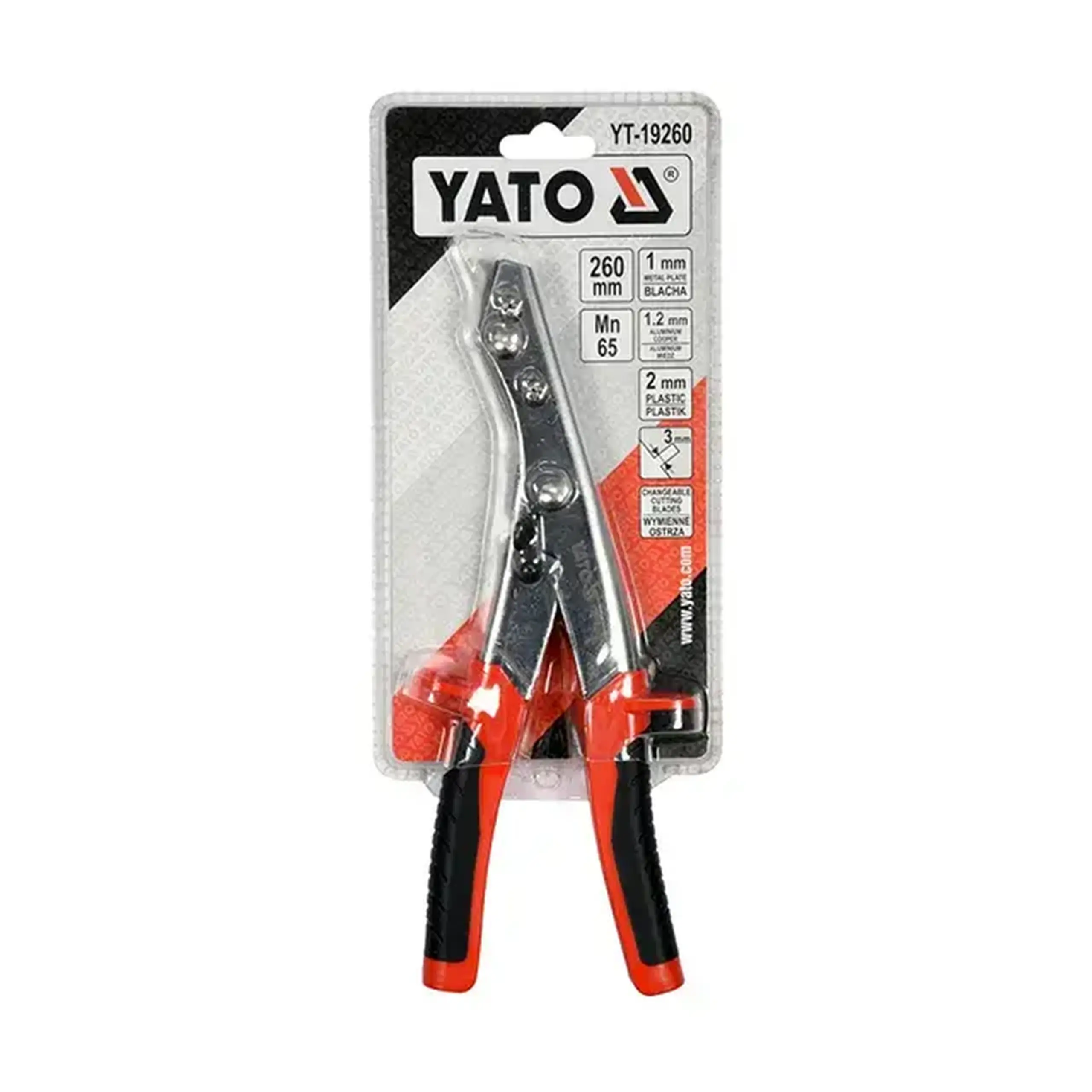 Clește de tăiat metal și plastic 260 mm Yato