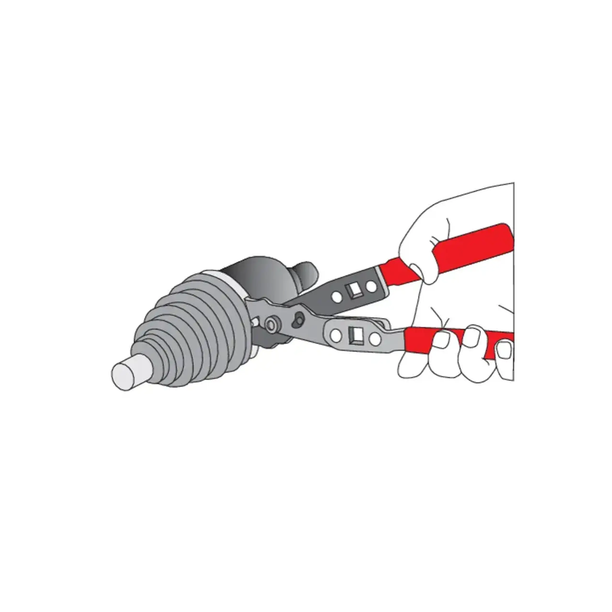 Clește pentru coliere 235 mm Yato