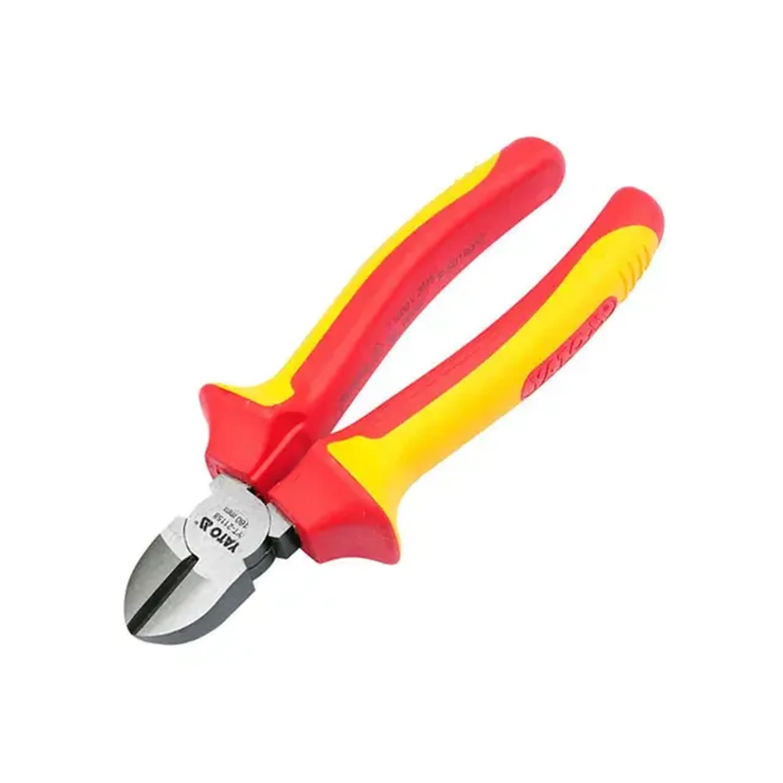 Clește tăietor lateral izolat 1000 V 160 mm Yato - Dimensiuni (L x W x H x Ø) 180 mm