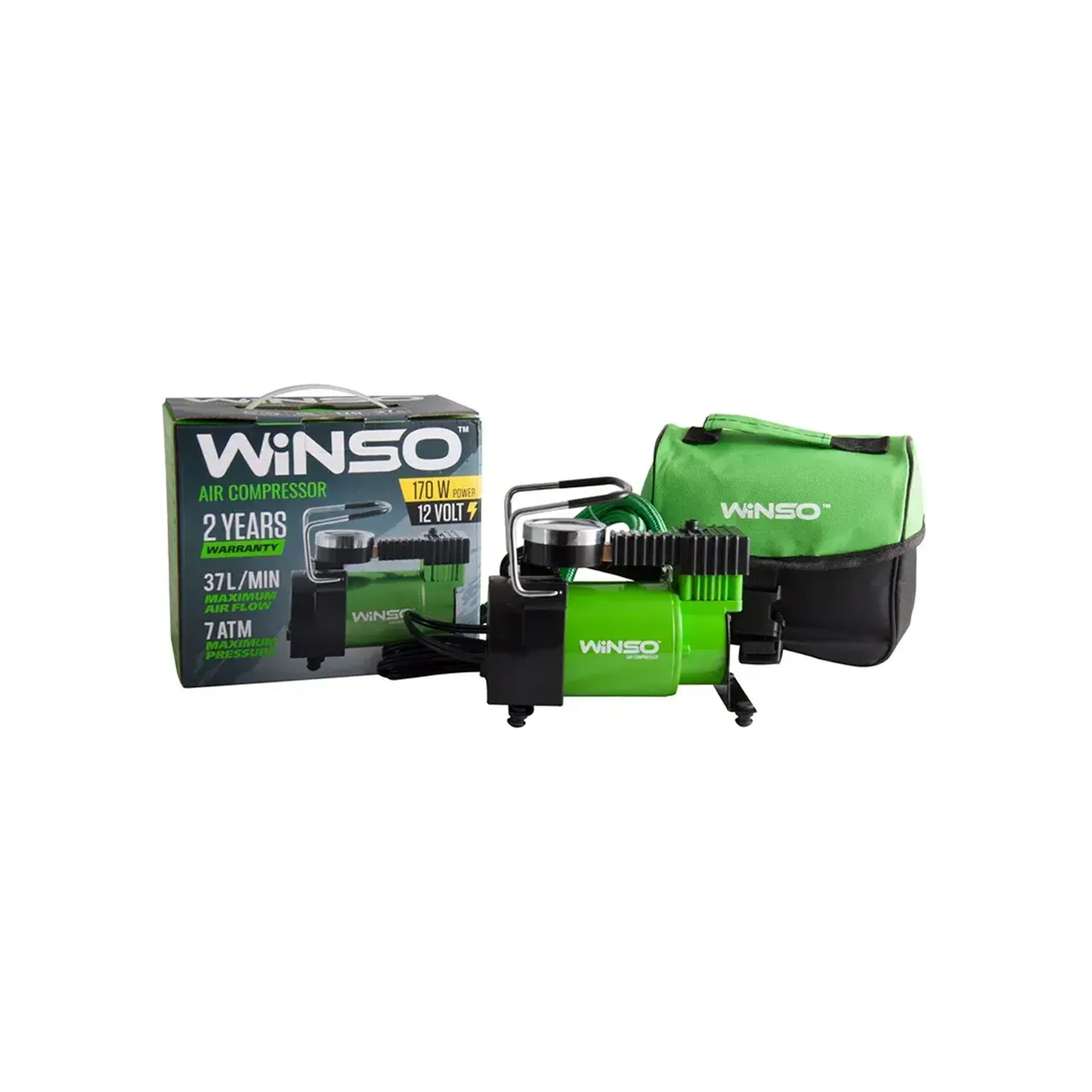 Compresor auto 170 W 12 V 7 bar WINSO