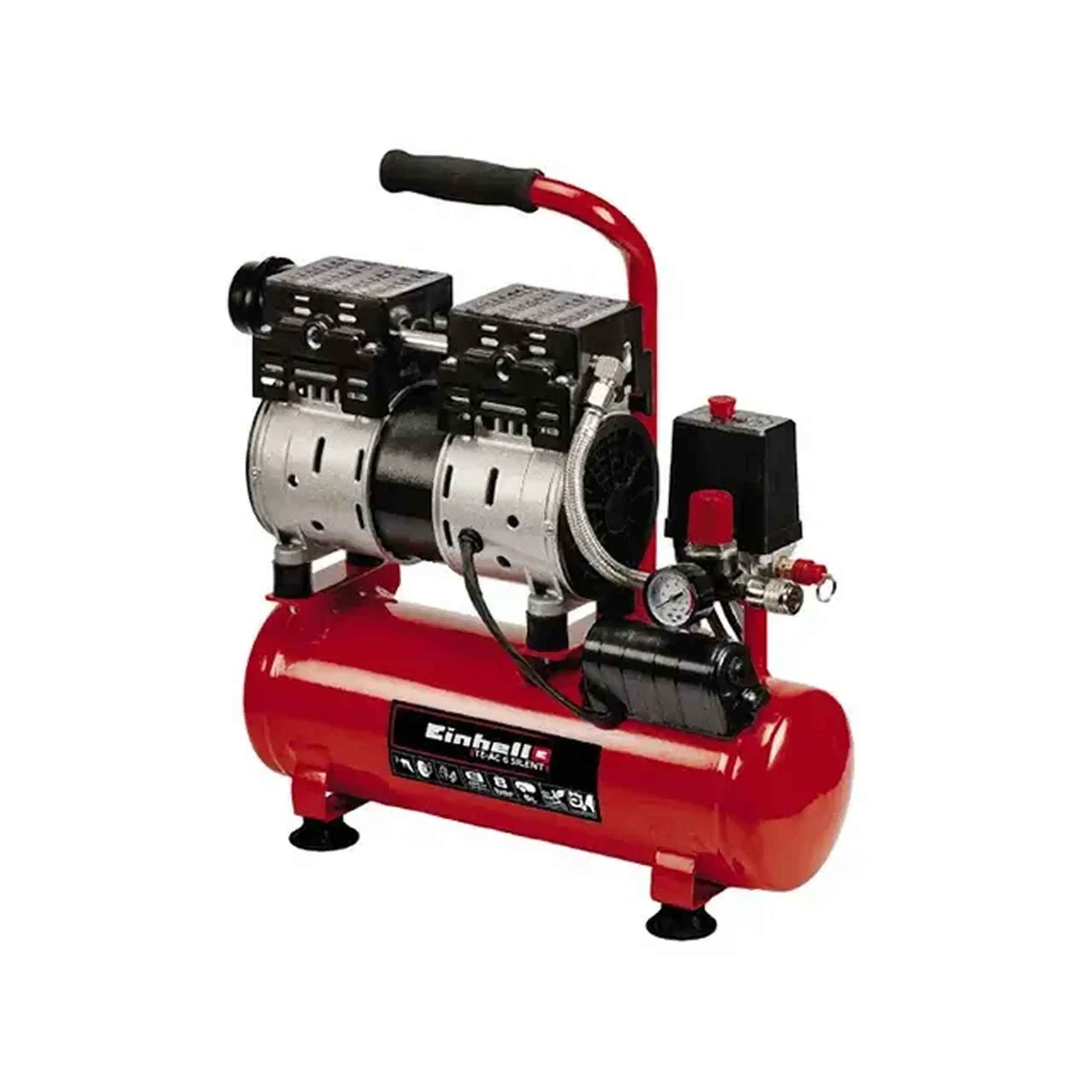 Compresor TE-AC 6 SILENT 0.55 kW 220 - 240 V 8 bar 6 l Einhell