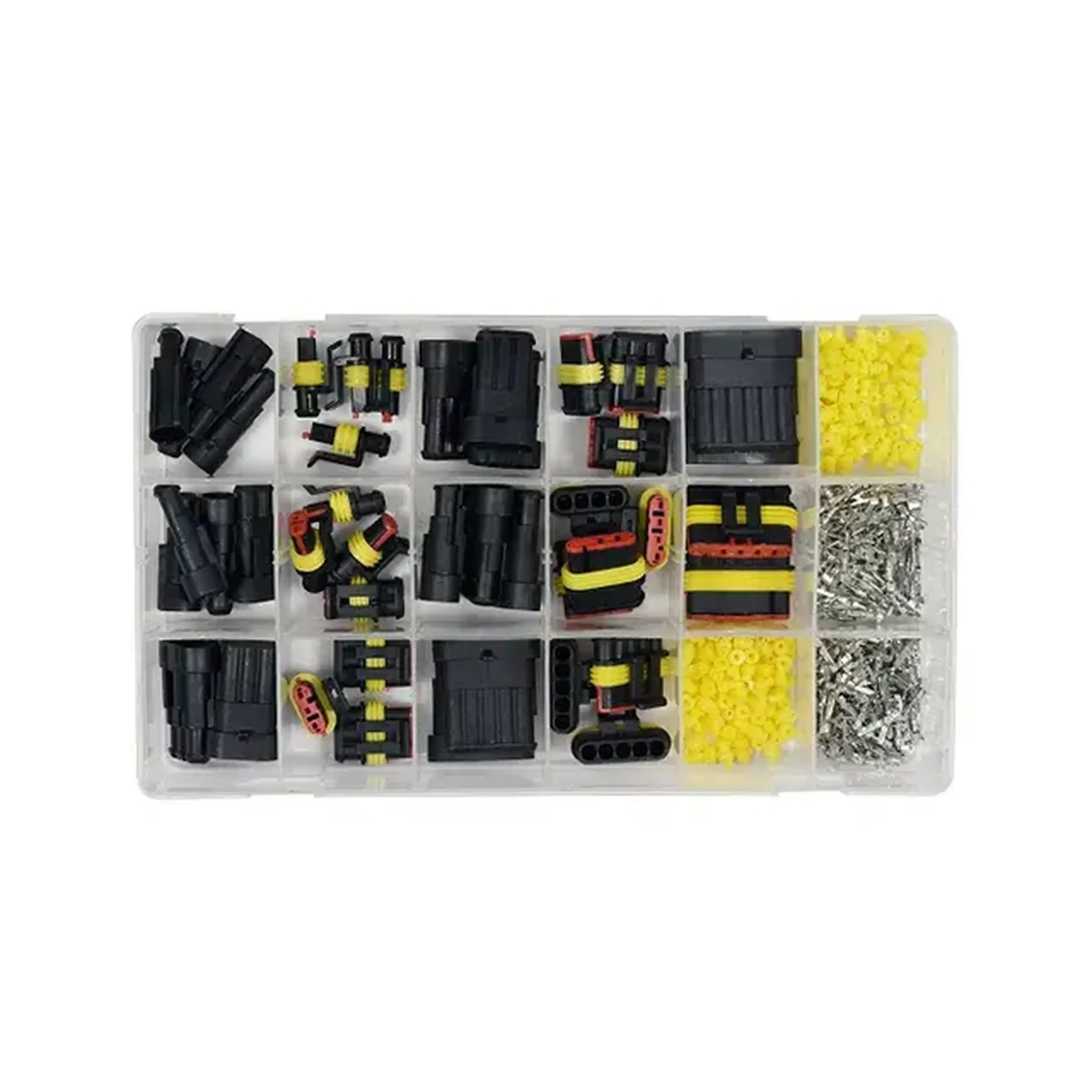 Set conectori auto ermetici 06869 1-6 PIN 424 Yato