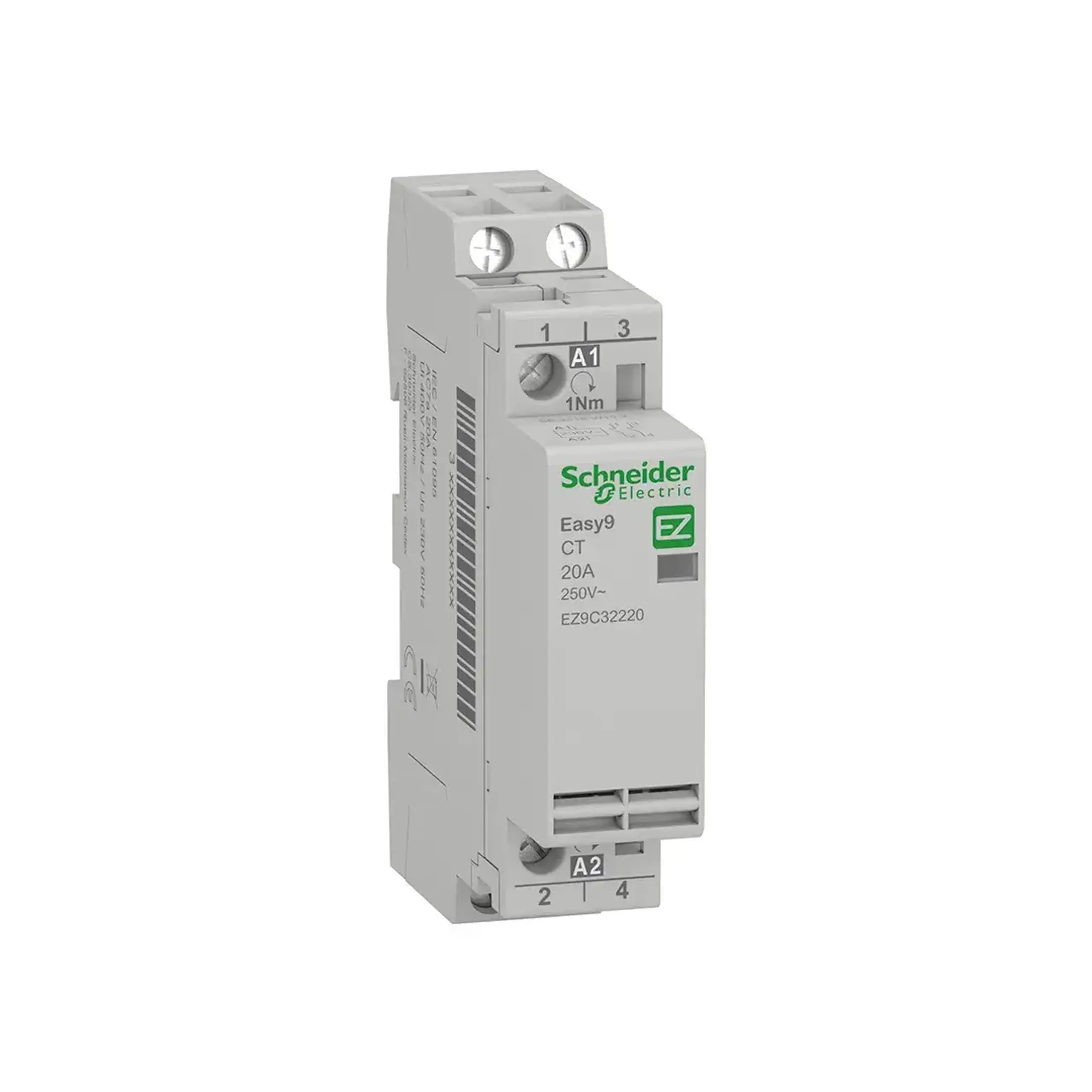 Contactor Schneider-Electric EZ9C32220 25 A 50 Hz 1.2 VA 240 V 230 V IP40
