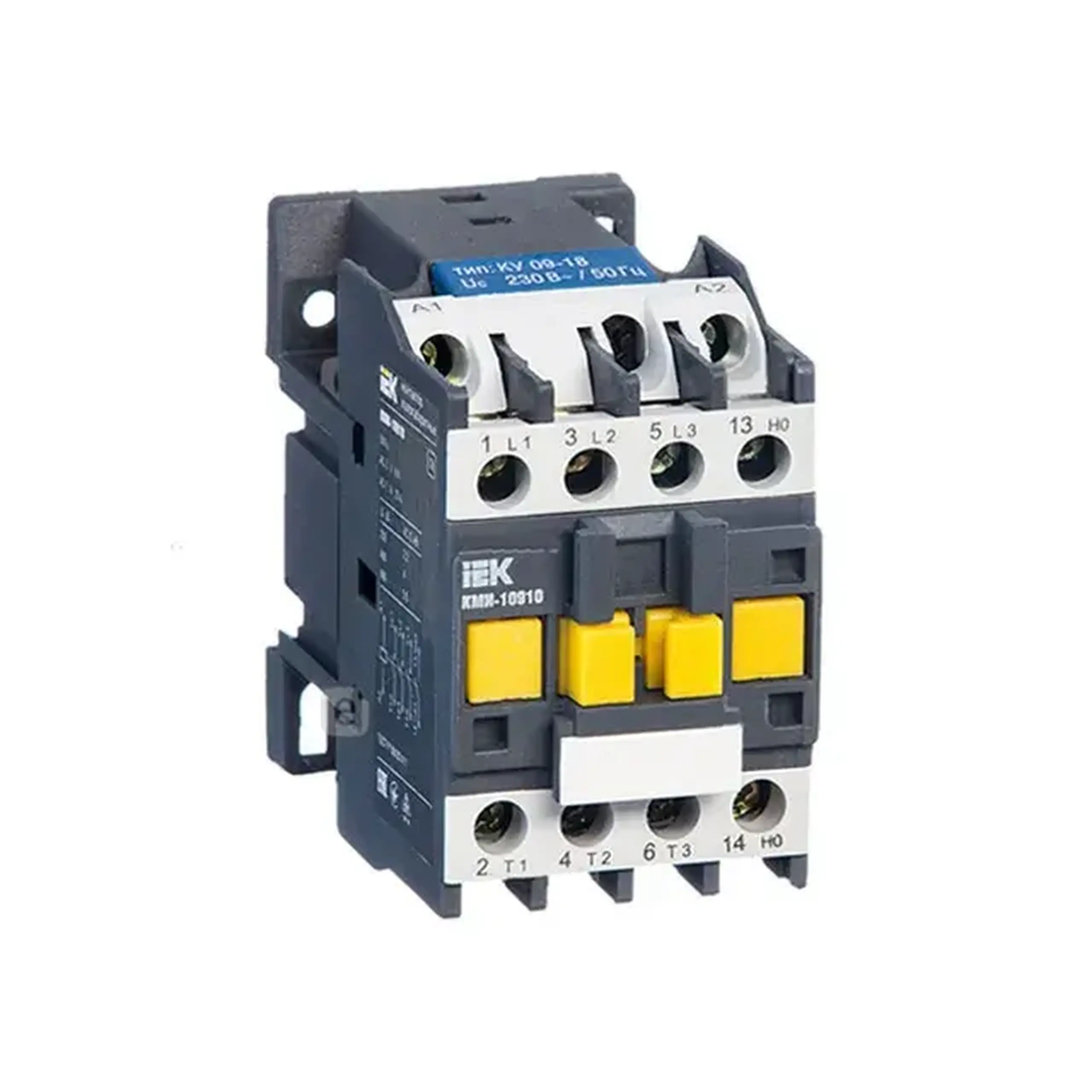 Contactor IEK KMI-10910 9 A 50 Hz 6 kW 24 V IP20 - KMI-10910 24 V (V)