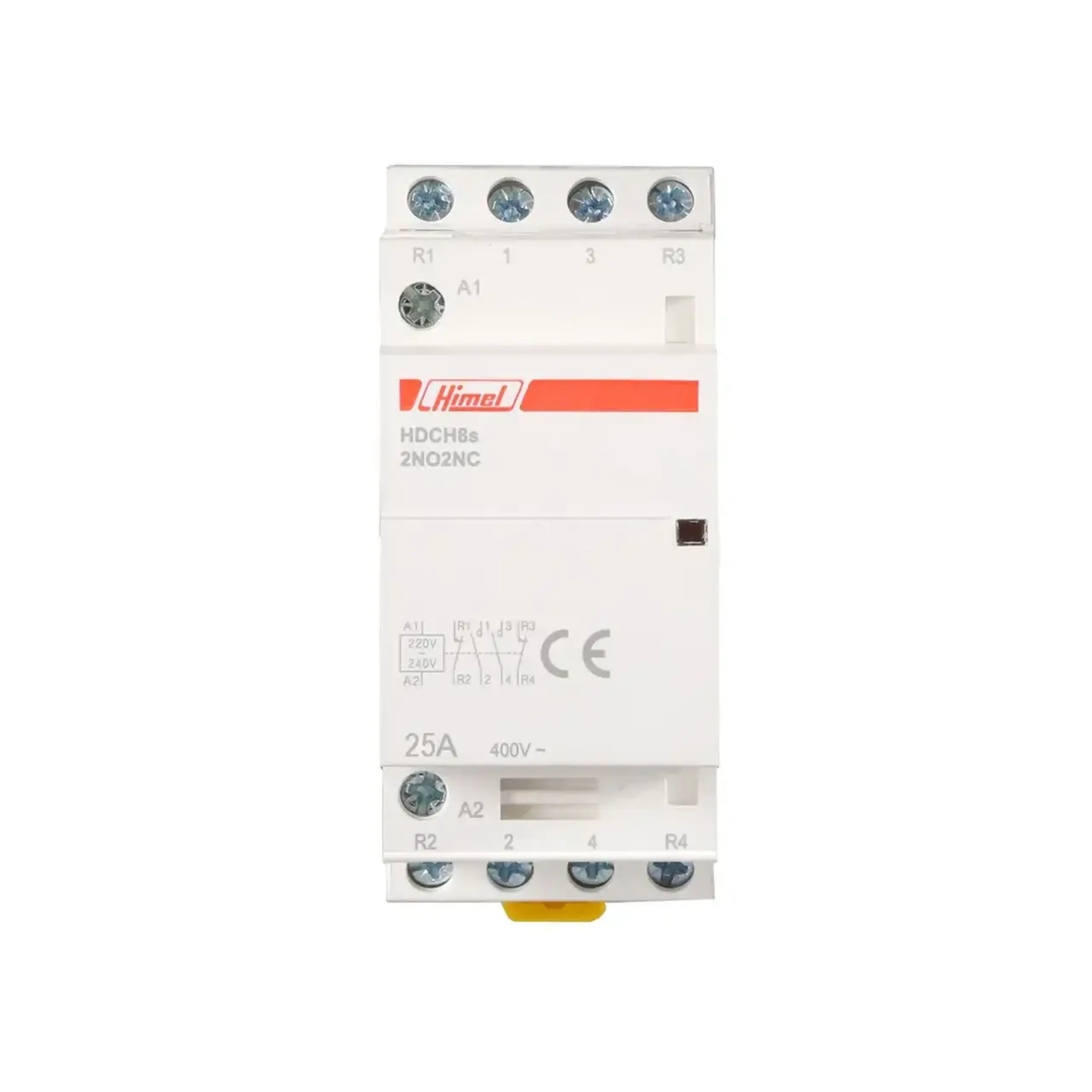 Contactor modular HDCH8S 20 A 50/60 Hz 220 - 240 V IP20 Himel - Curent (A) 25 A