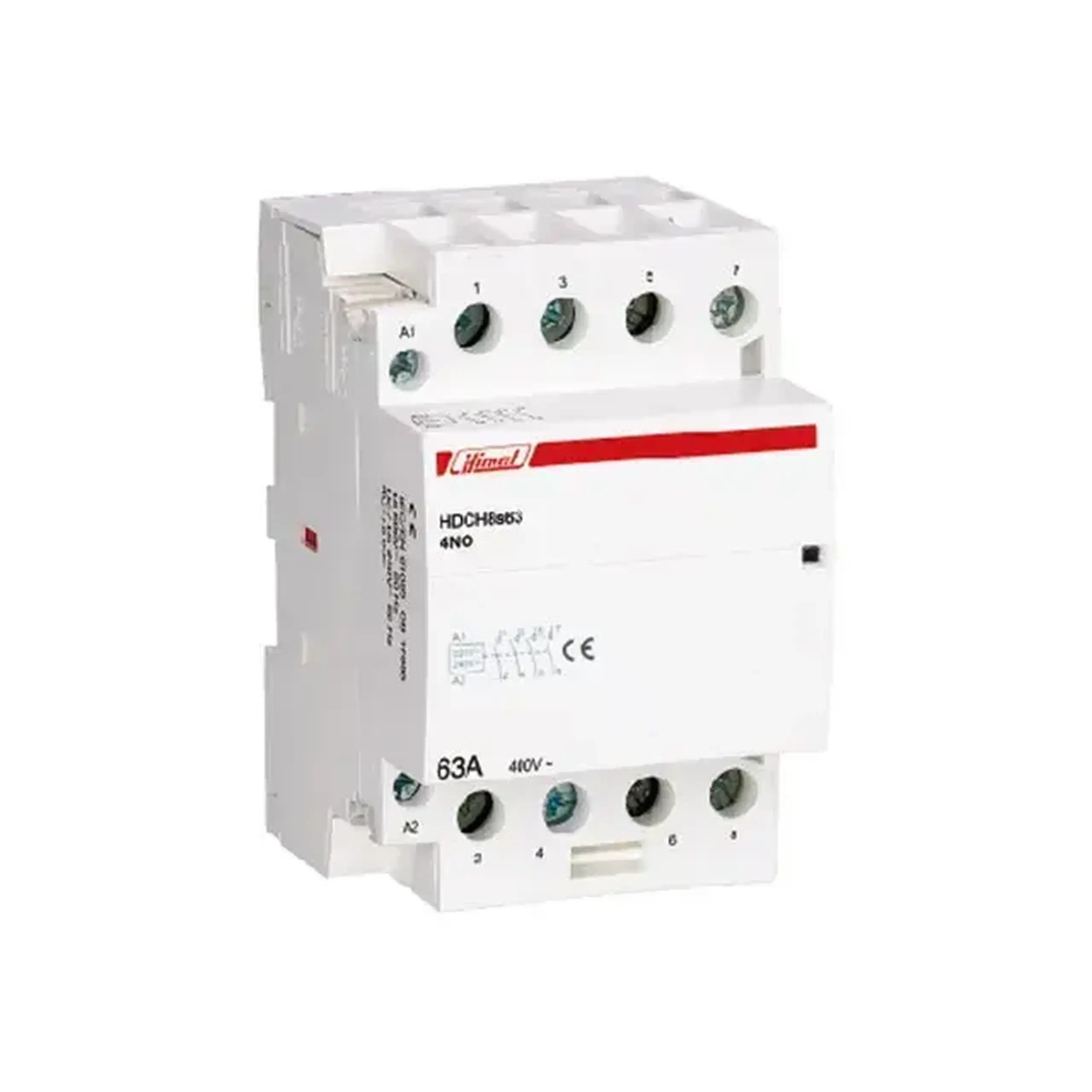 Contactor modular Himel HDCH8S 25 A 50/60 Hz 220 - 240 V IP20 - Curent (A) 63 A