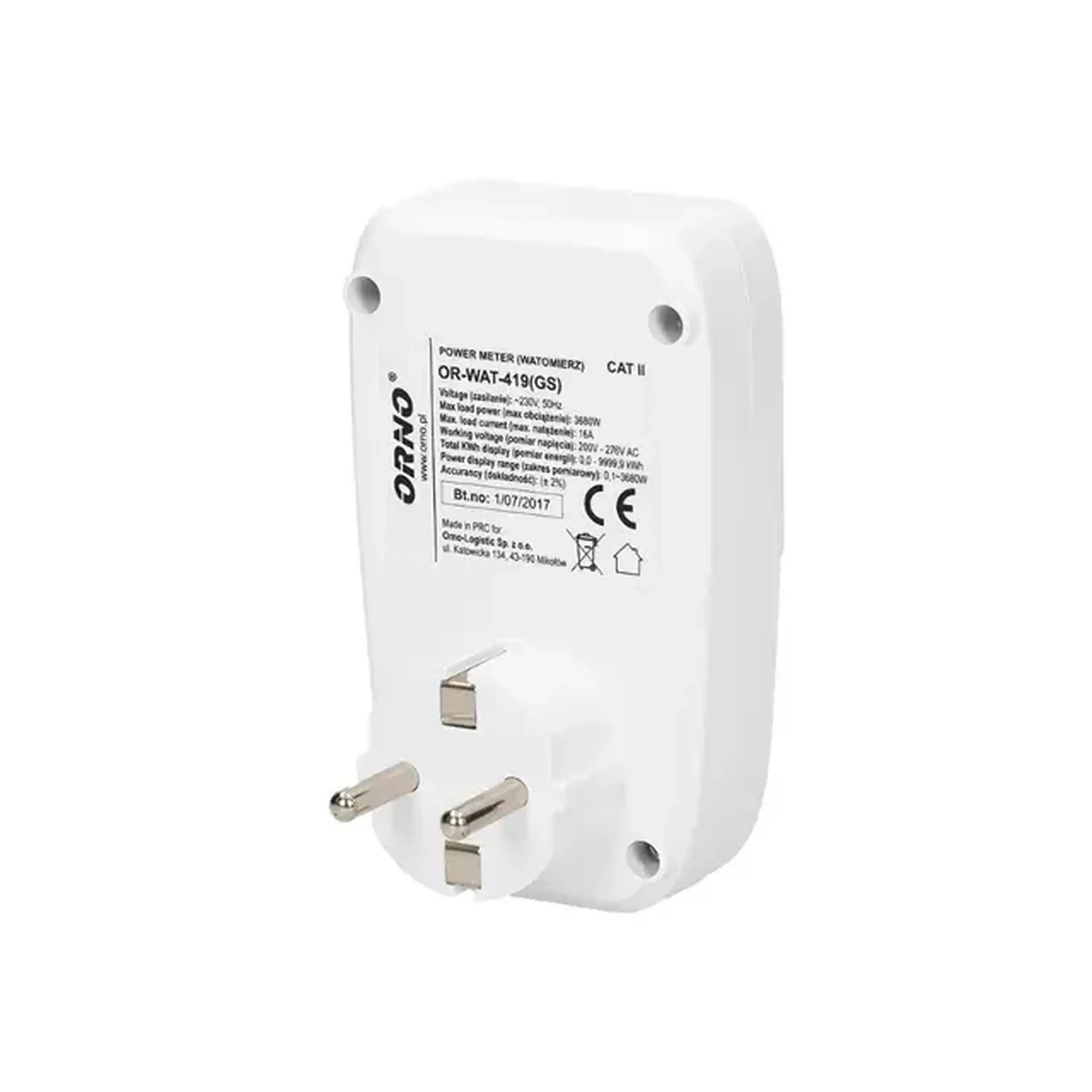 Contor electric ORNO ORWAT419GS monofazat 16 A 230 - 240 V IP20