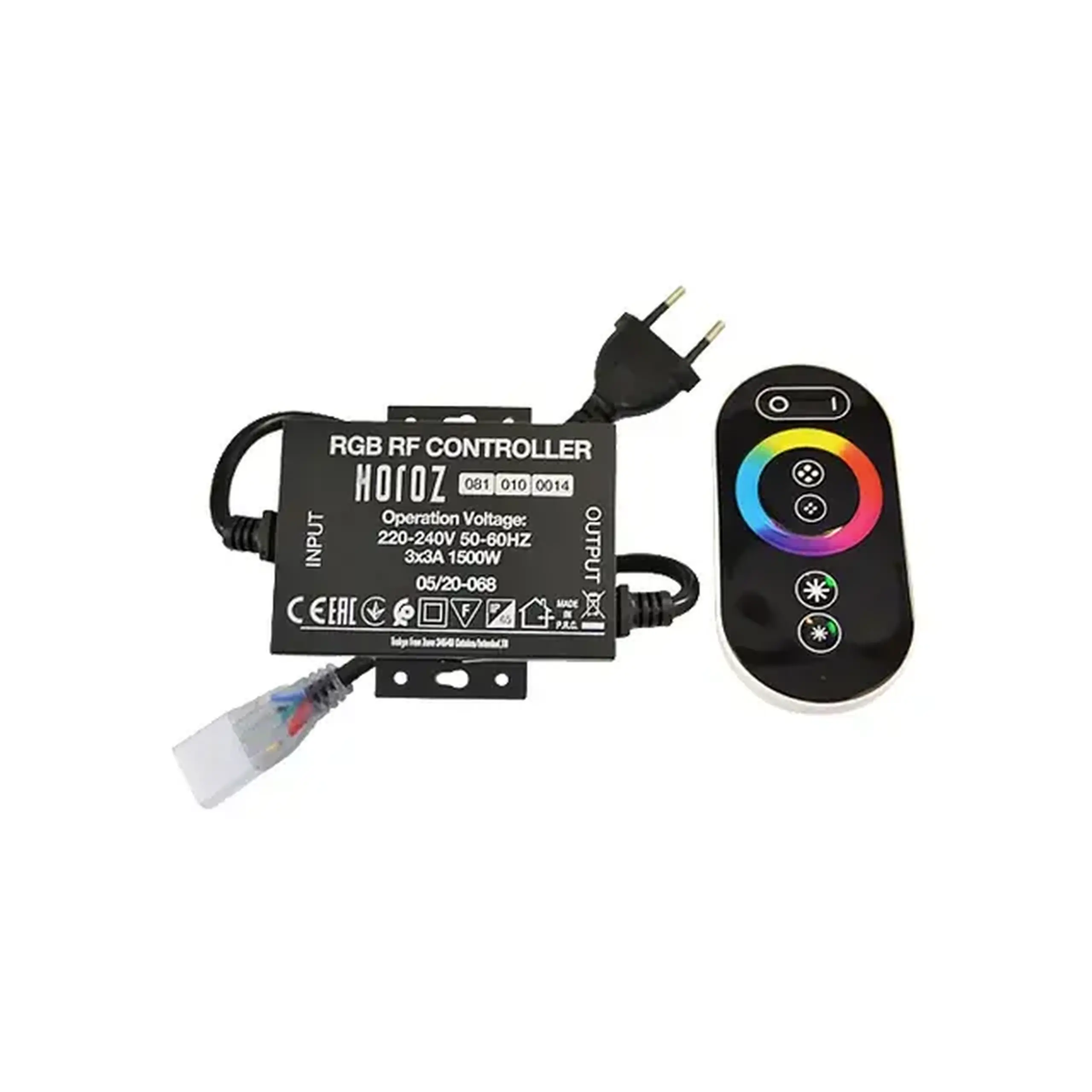 Controler RGB cu telecomandă Volga 1500 W Horoz