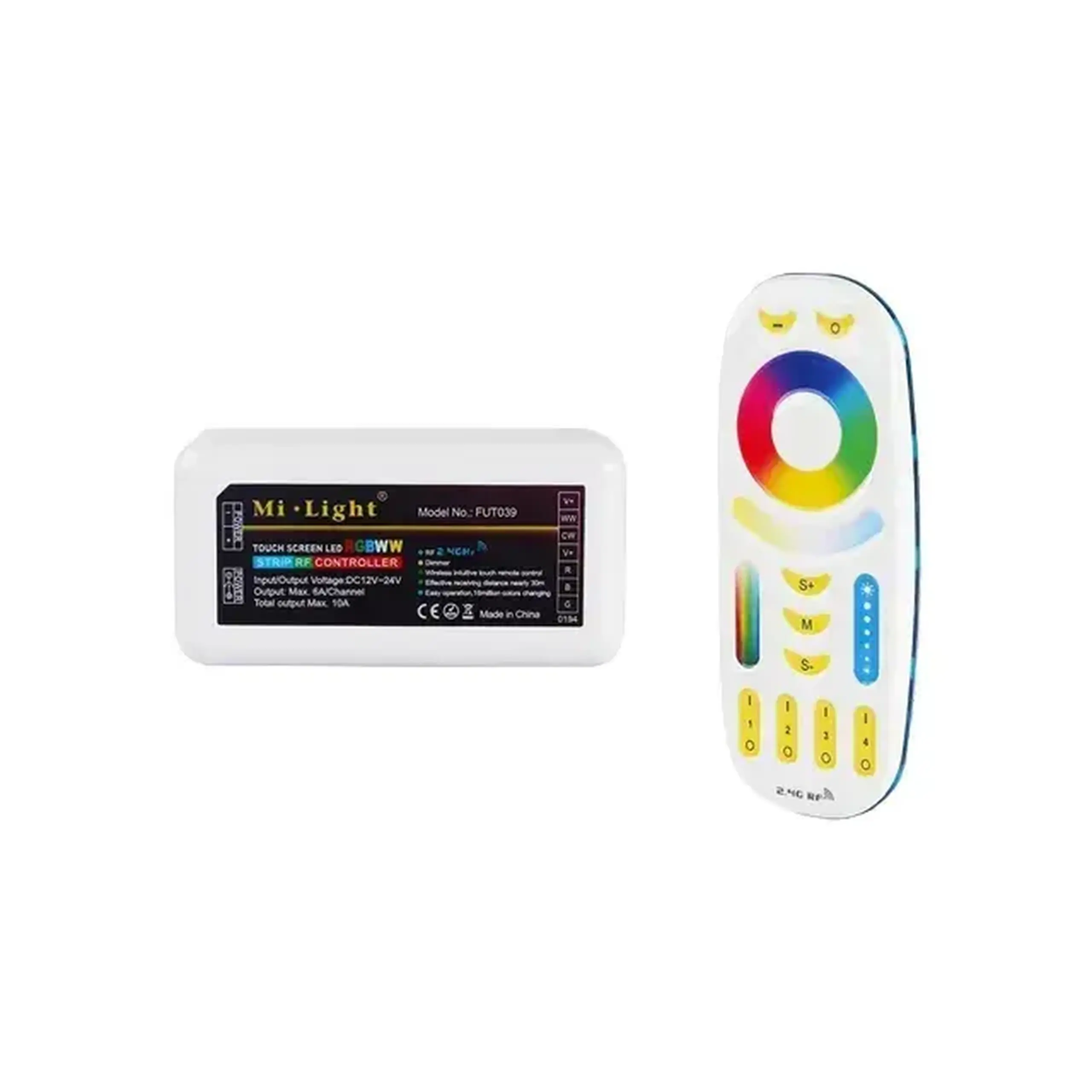 Controler RGB cu telecomandă LAMPER FUT039 144 - 288 W