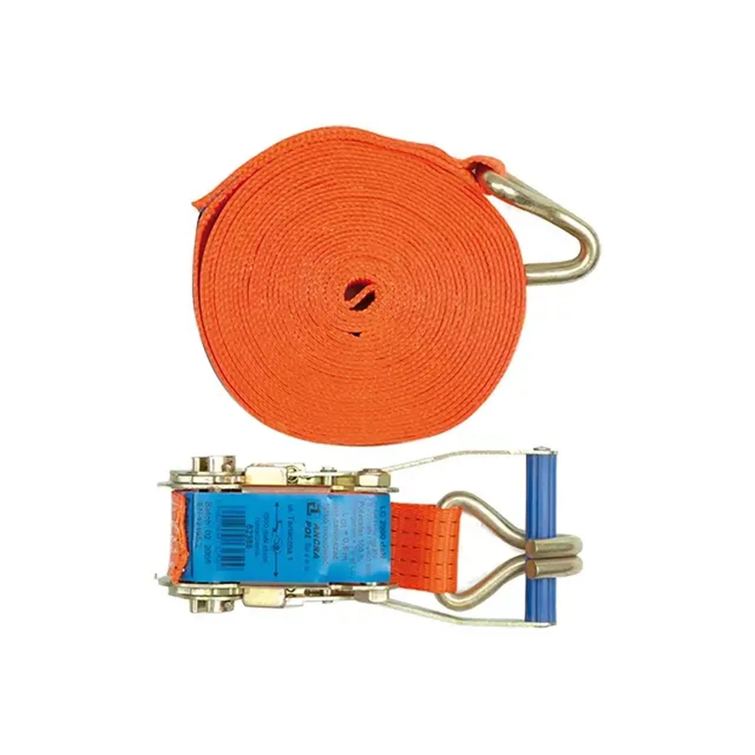 Curea de fixare a mărfurilor cu clichet 6 m x 50 mm Toya - Dimensiuni (L x W x H x Ø) 6 m x 50 mm
