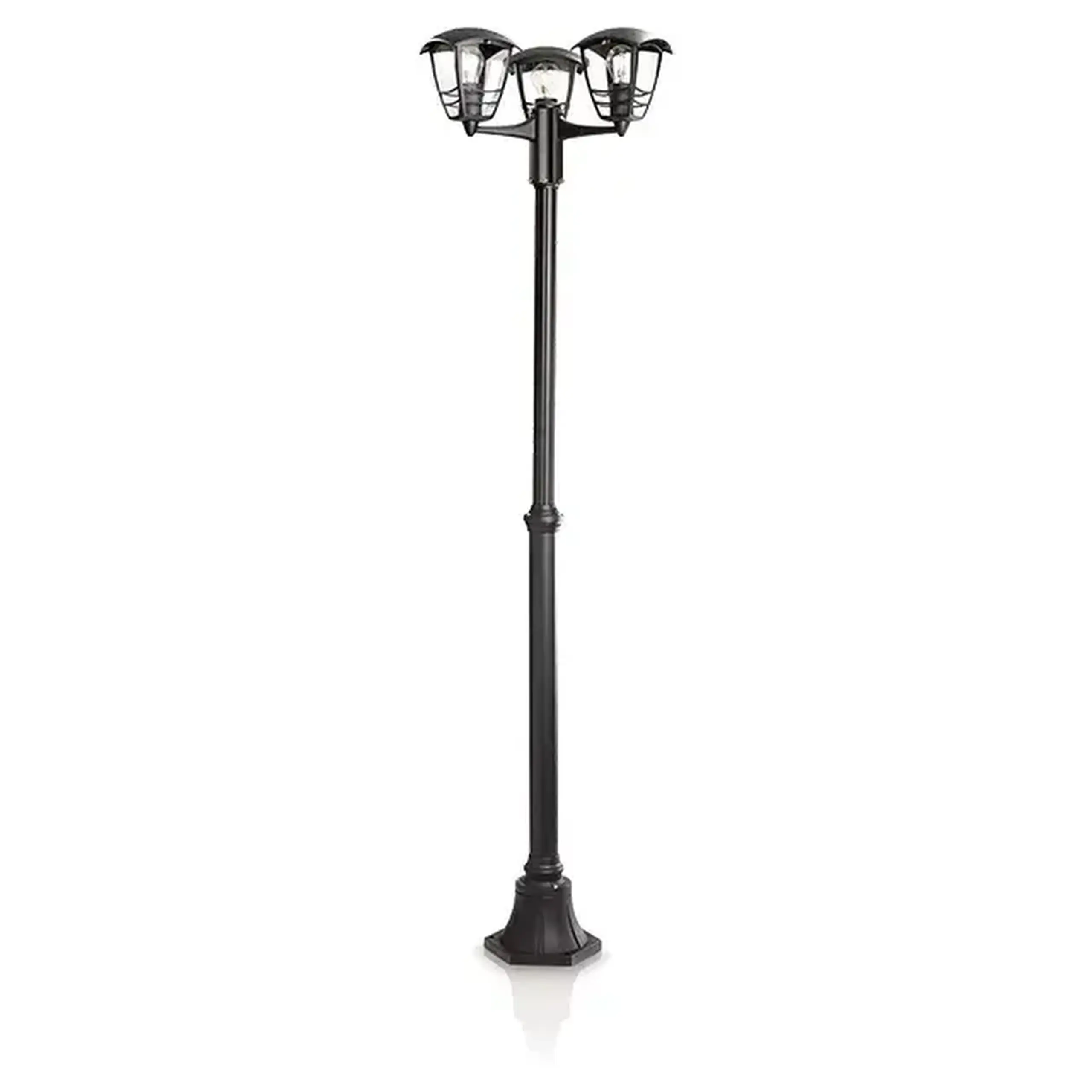 Felinar de grădină 60 W E27 220 - 240 V IP44 Philips - Negru 2000 mm (L x W x H x Ø)