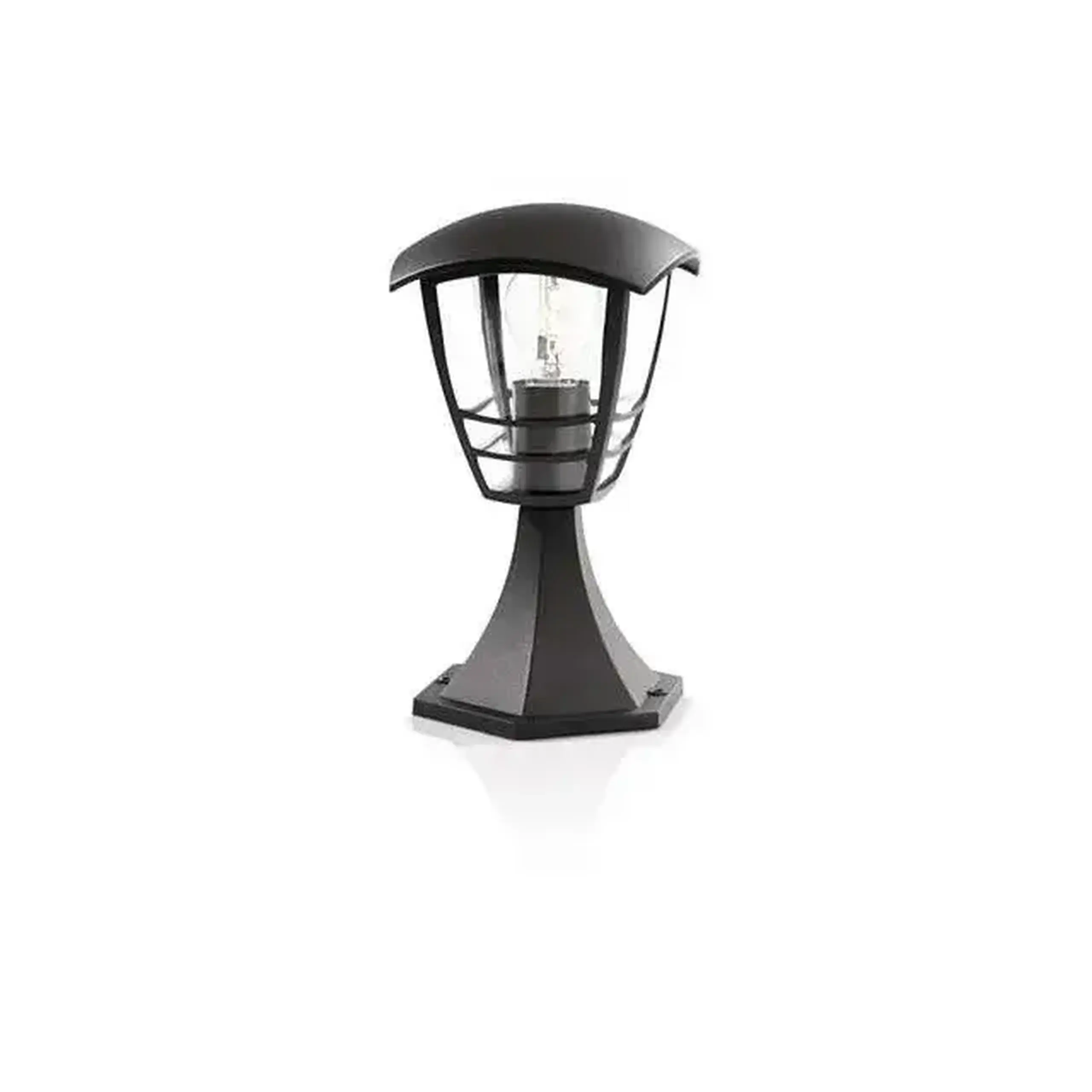 Felinar de grădină 60 W E27 220 - 240 V IP44 Philips - Negru 300 mm (L x W x H x Ø)