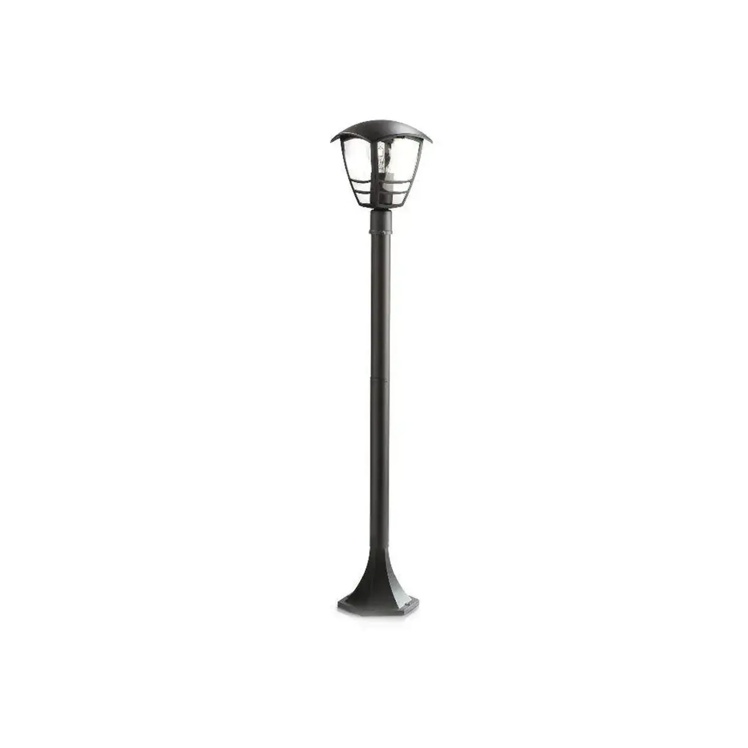 Felinar de grădină 60 W E27 220 - 240 V IP44 Philips - Negru 1000 mm (L x W x H x Ø)