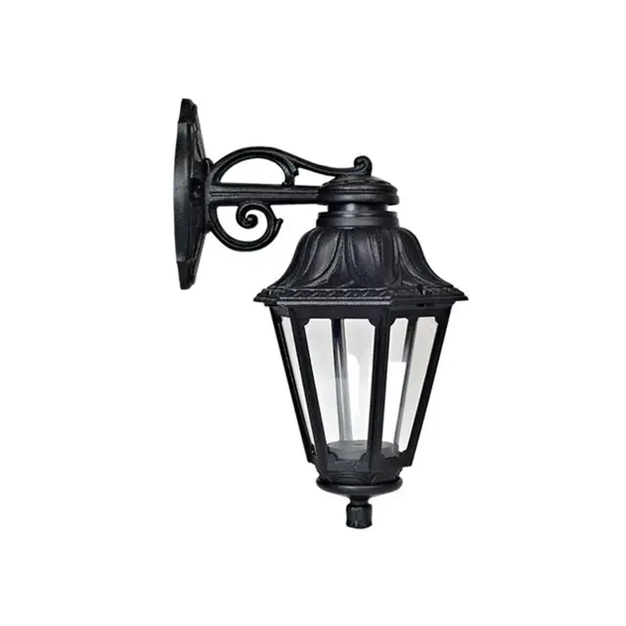 Corp de iluminat BISSO/ANNA E27 220 - 240 V IP44 Fumagalli - Culoare Negru/Transparent