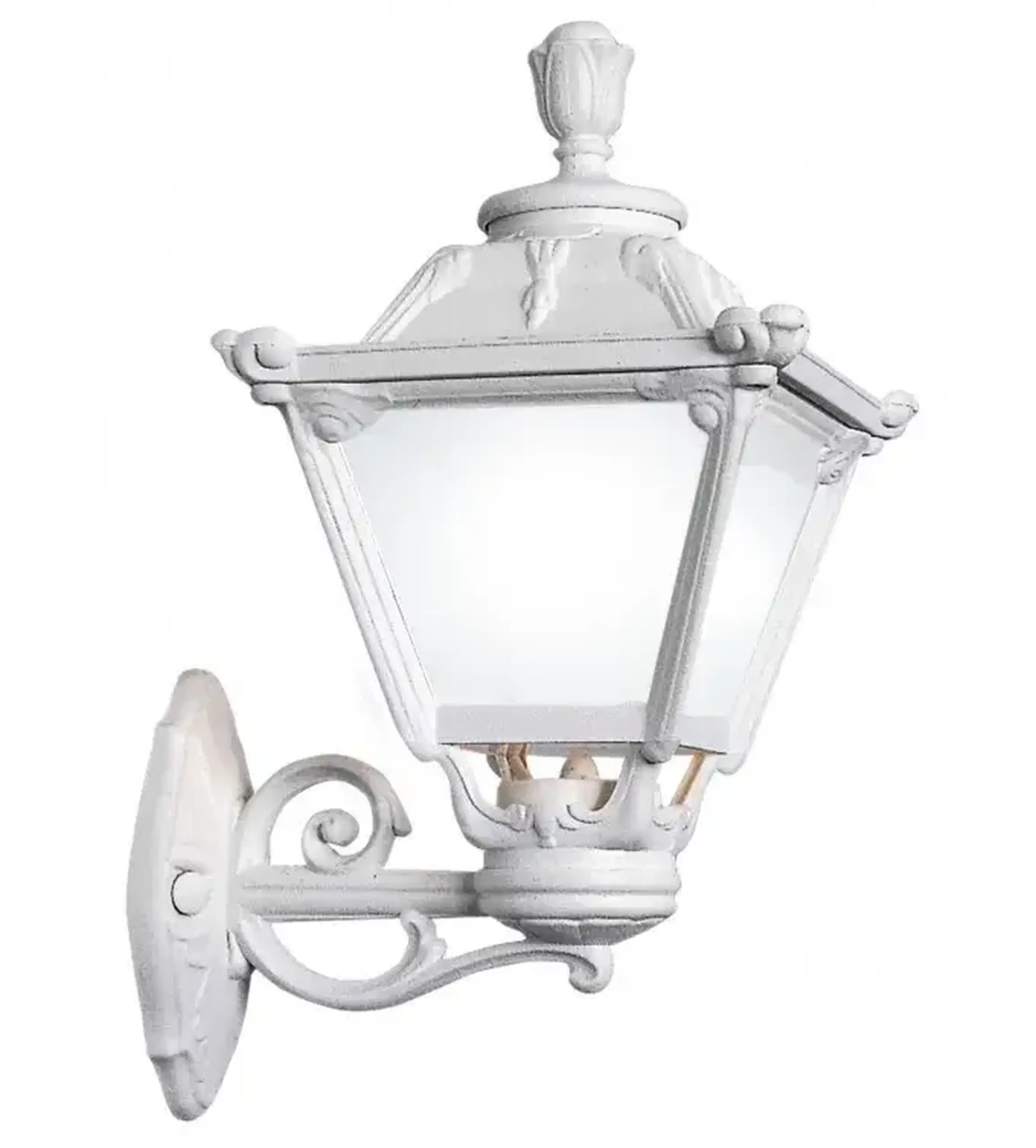 Corp de iluminat BISSO/GOLIA 6.5 W E27 220 - 240 V IP55 Fumagalli - Culoare Alb/Opal