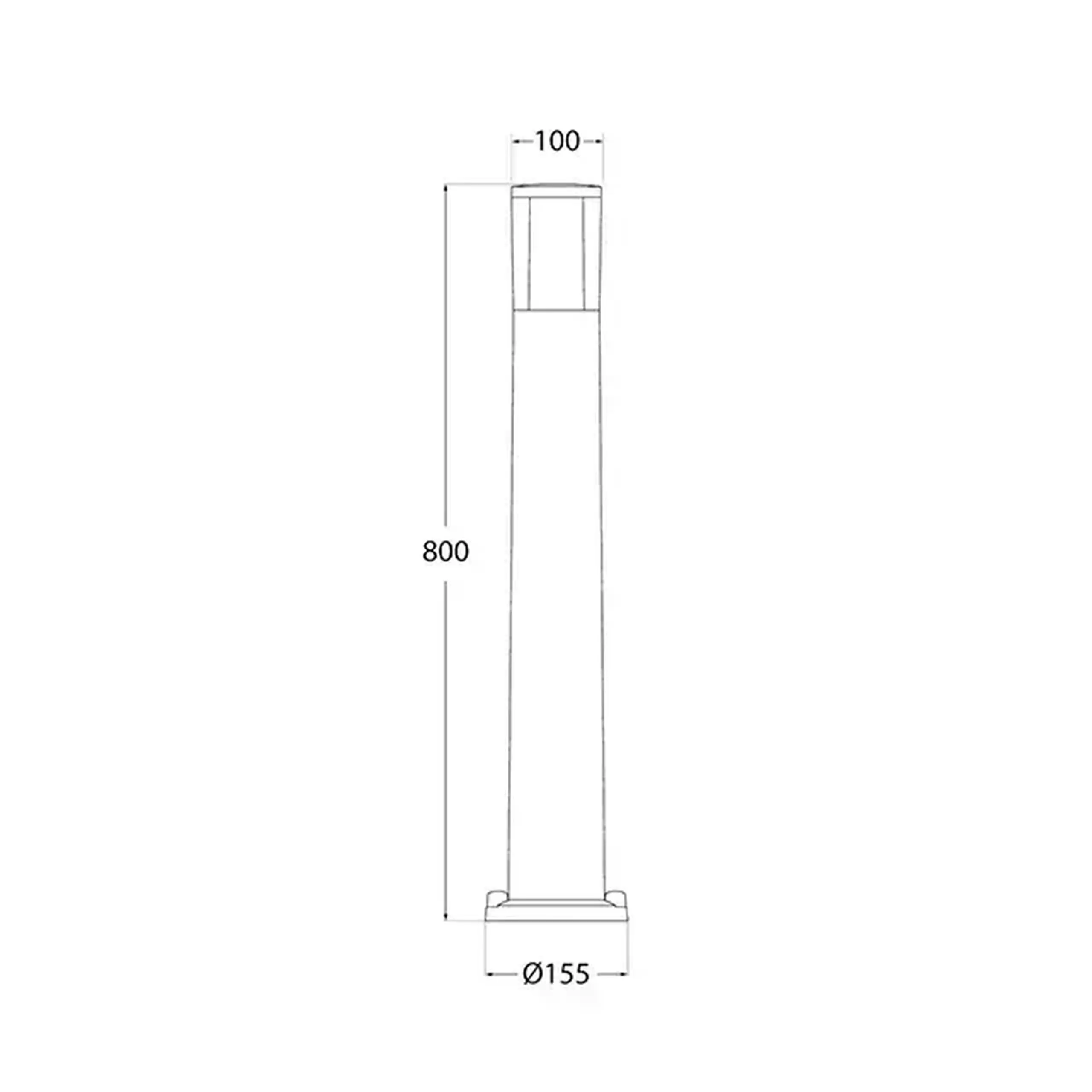 Corp de iluminat CARLO 400 3.5 W GU10 220 - 240 V IP55 Fumagalli - Gri CARLO 800