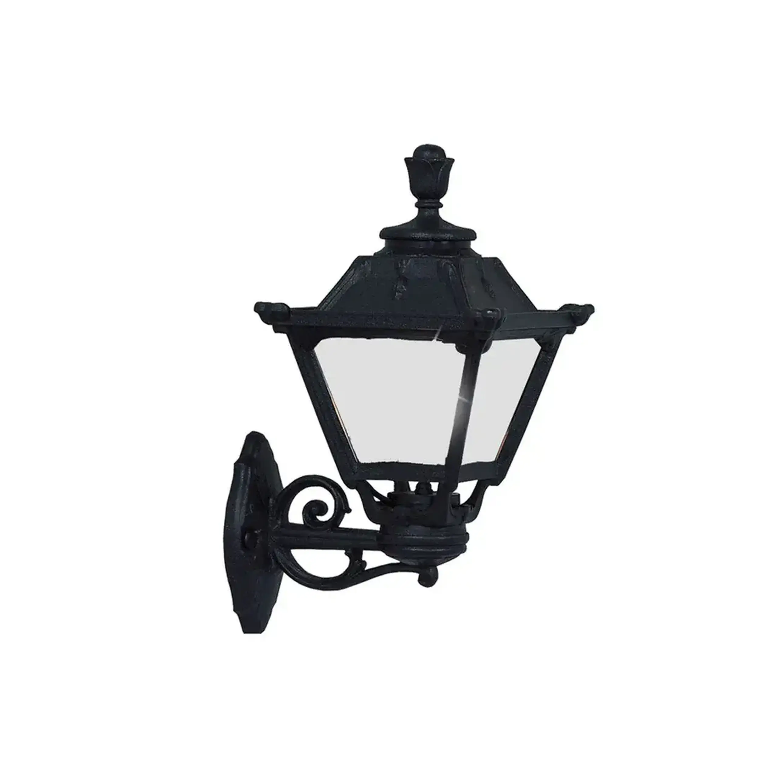 Corp de iluminat BISSO/GOLIA 6.5 W E27 220 - 240 V IP55 Fumagalli - Culoare Negru/Opal