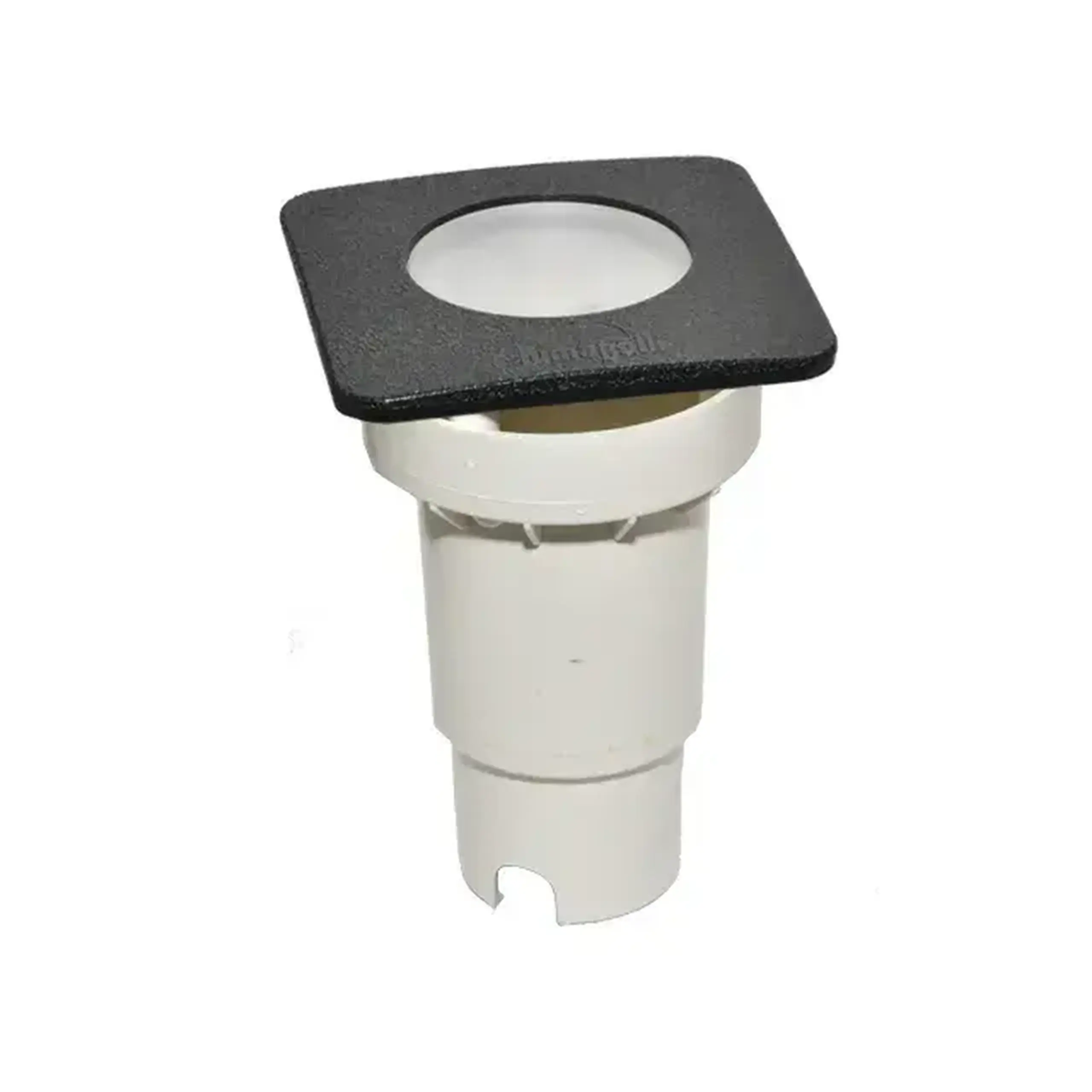 Corp de iluminat încastrat în sol CECI 90 SQUARE 3.5 W GU10 366 lm 220 - 240 V IP67 Fumagalli - Culoare Negru/Alb mat