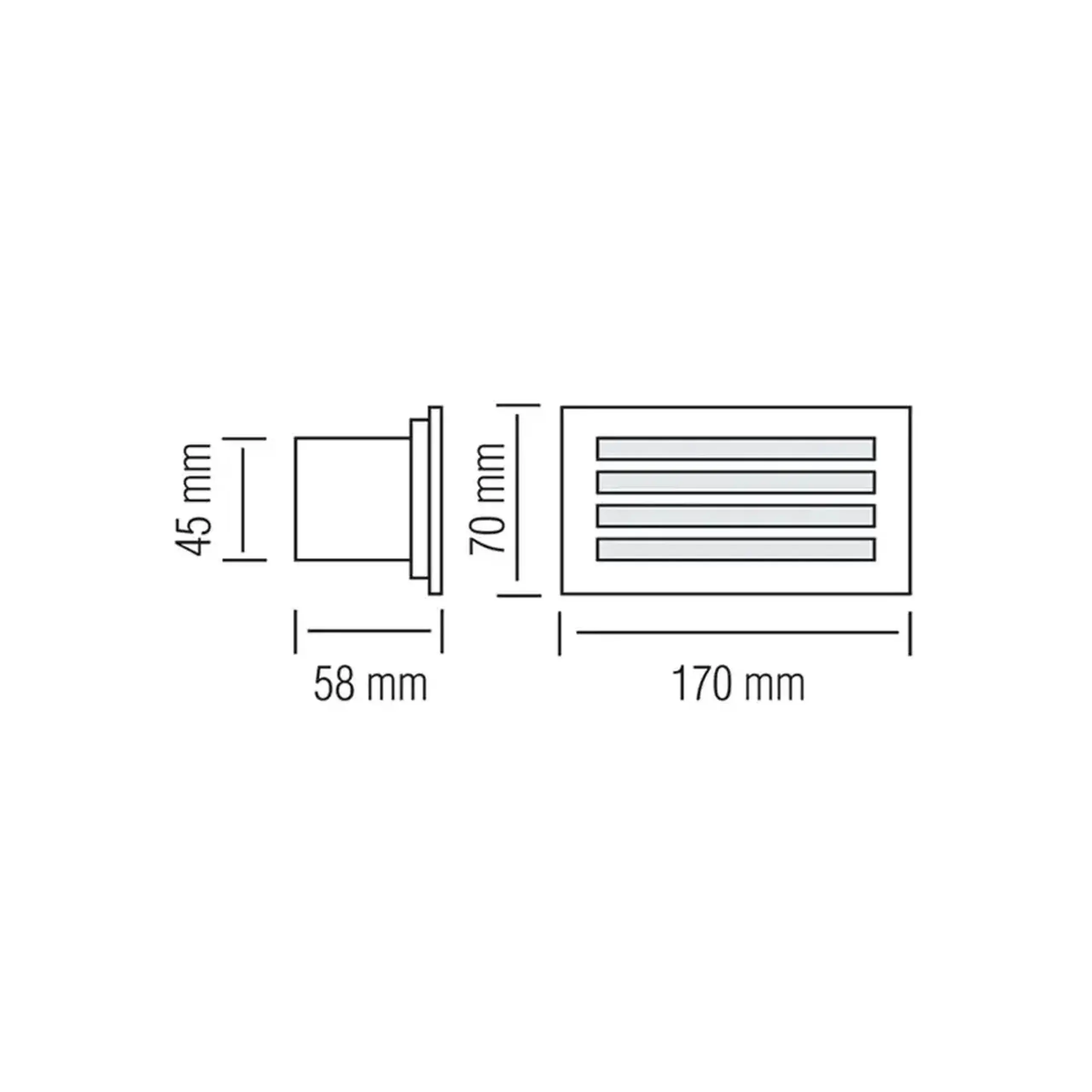 Corp de iluminat LED OLTU 1.6 W LED 90 lm 220 - 240 V IP54 Horoz