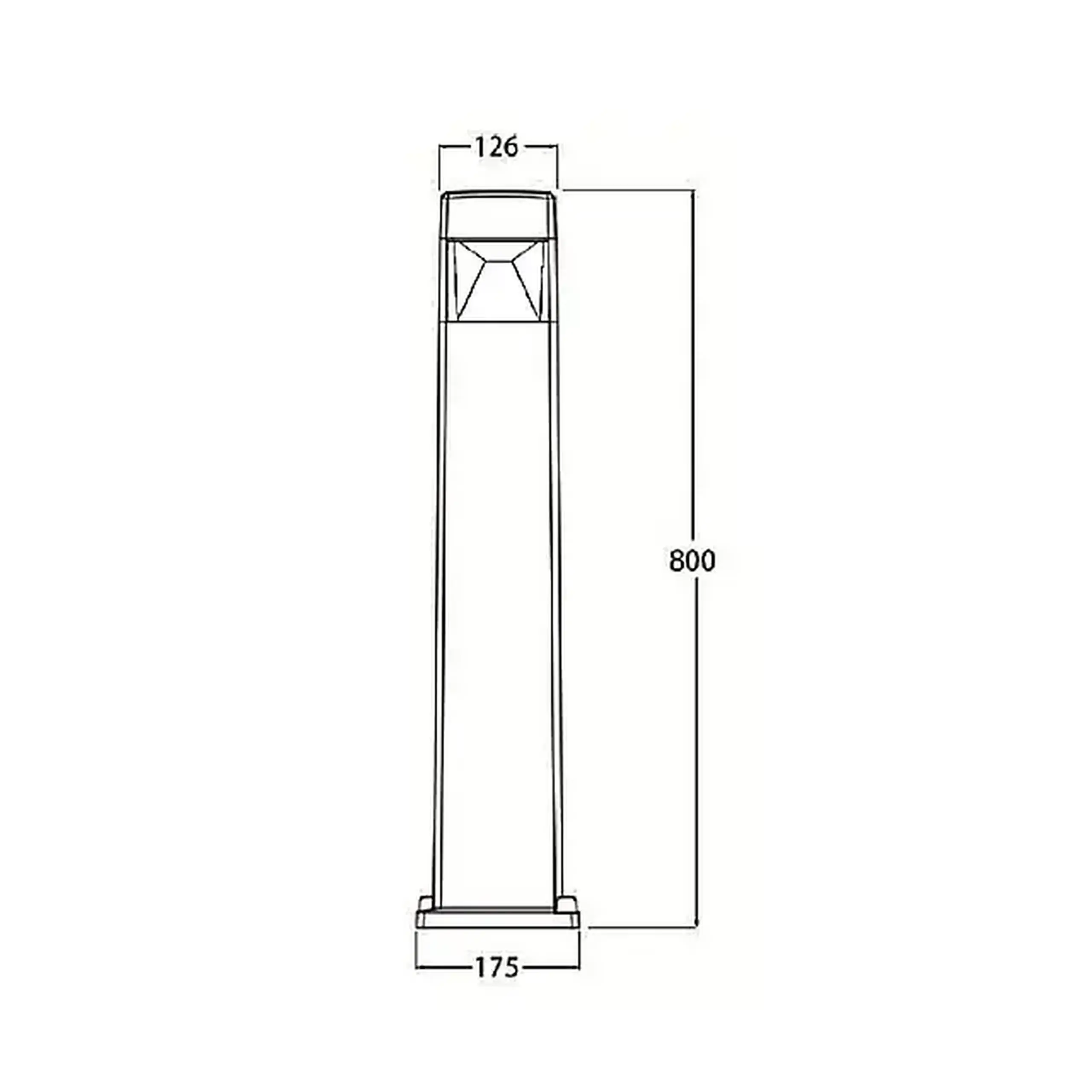 Corp de iluminat ELISA 500 7 W GX53 220 - 240 V IP55 Fumagalli - Gri/Transparent ELISA 800
