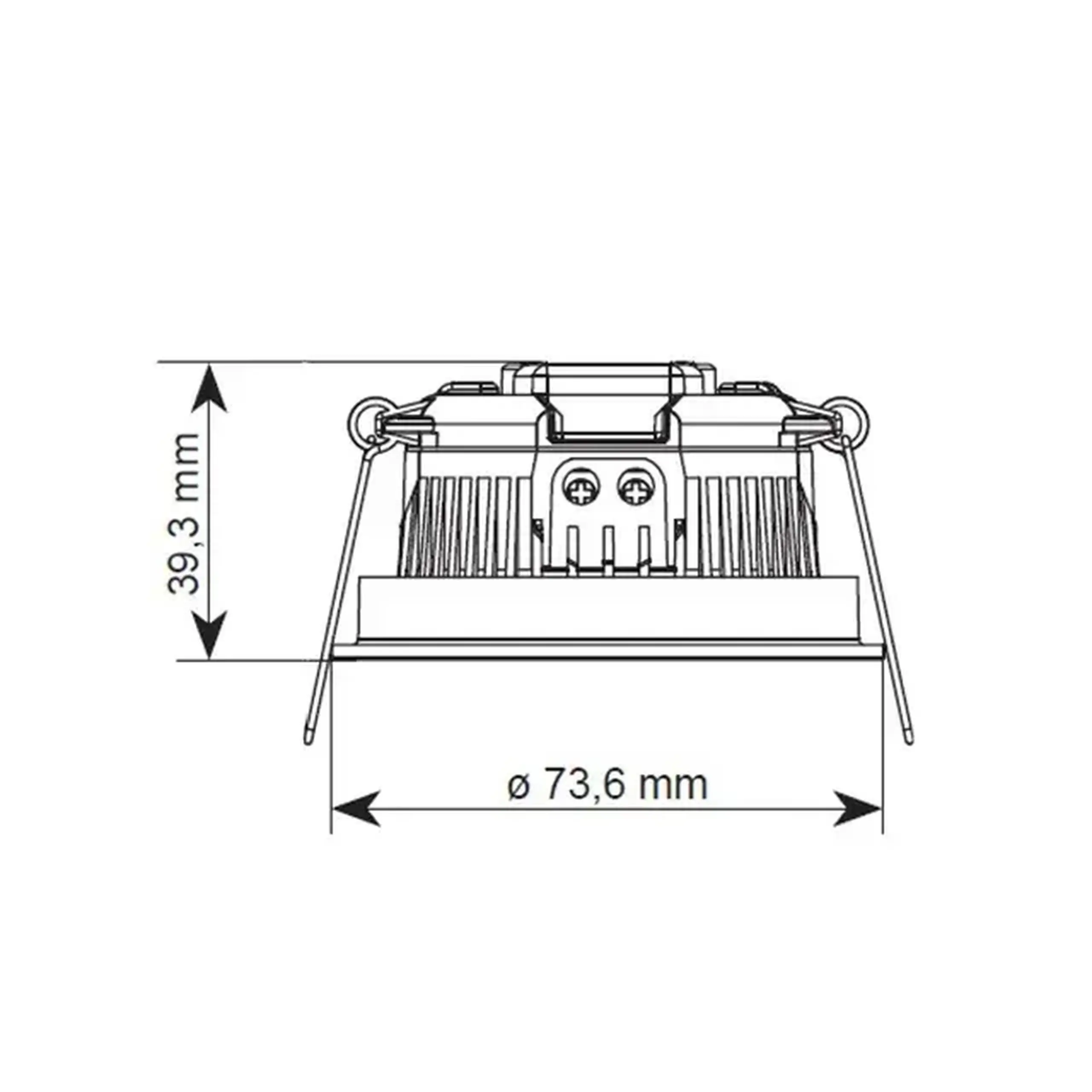 Spot luminos LED KONEKTO 5.5 W LED 4000 K 220 - 240 V IP44 Zamel