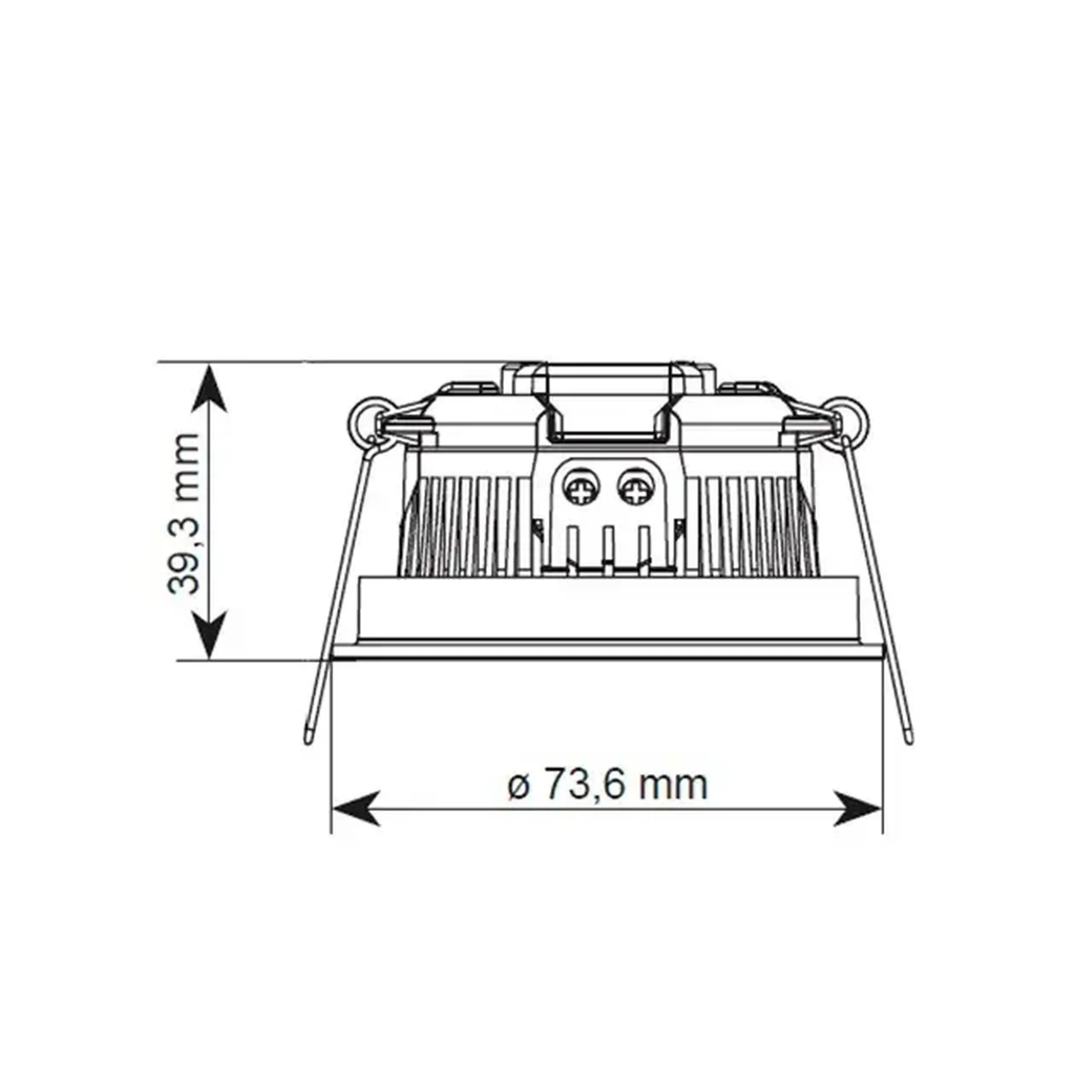 Spot luminos LED KONEKTO 5.5 W LED 4000 K 220 - 240 V IP44 Zamel