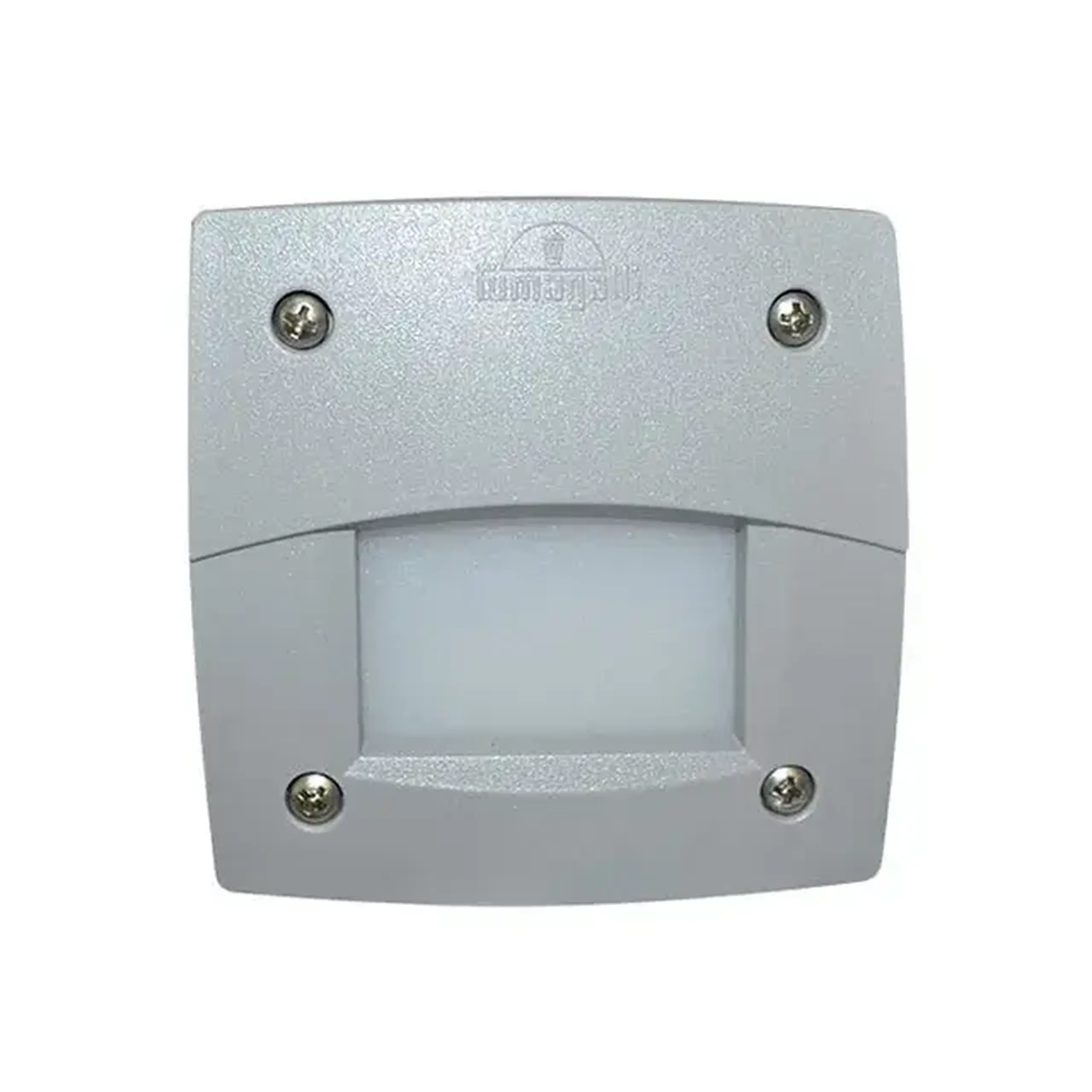 Corp de iluminat LETI 100 EL 3 W GX53 350 lm 220 - 240 V IP66 Fumagalli - Gri/Opal Pătrat