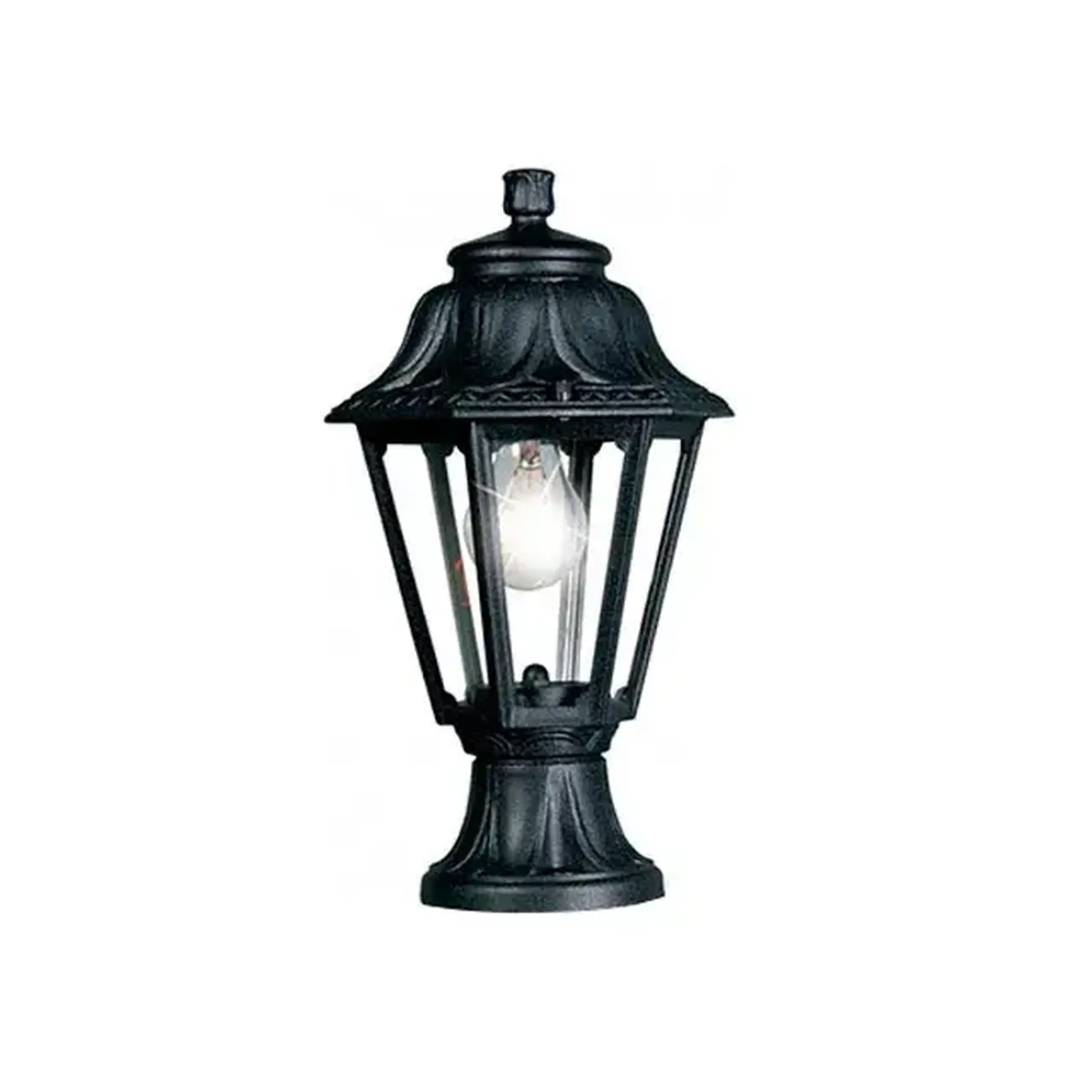 Corp de iluminat MIKROLOT/ANNA 60 W E27 220 - 240 V IP55 Fumagalli - Culoare Negru/Opal