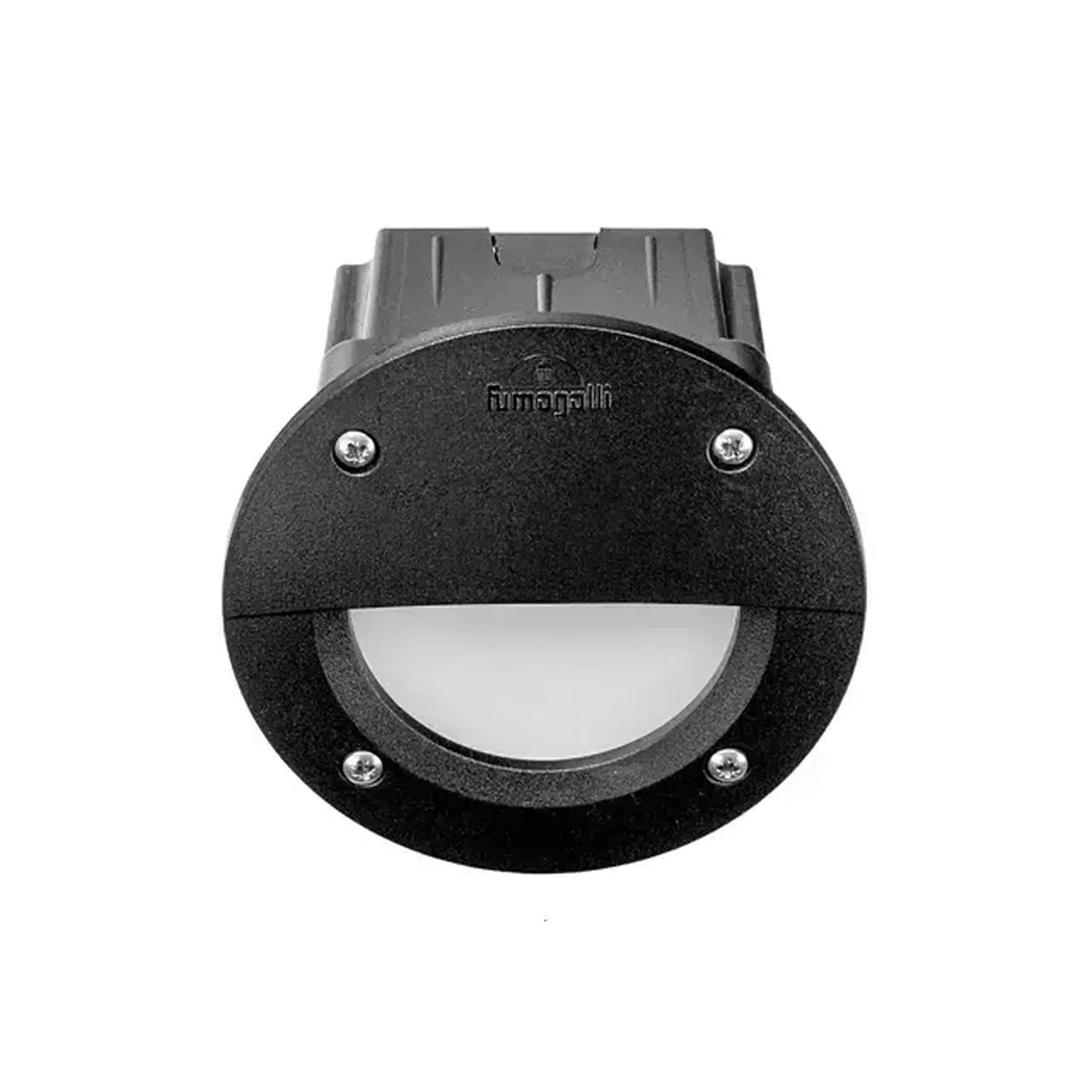 Corp de iluminat LETI 100 EL 3 W GX53 350 lm 220 - 240 V IP66 Fumagalli - Negru/Opal Rotund